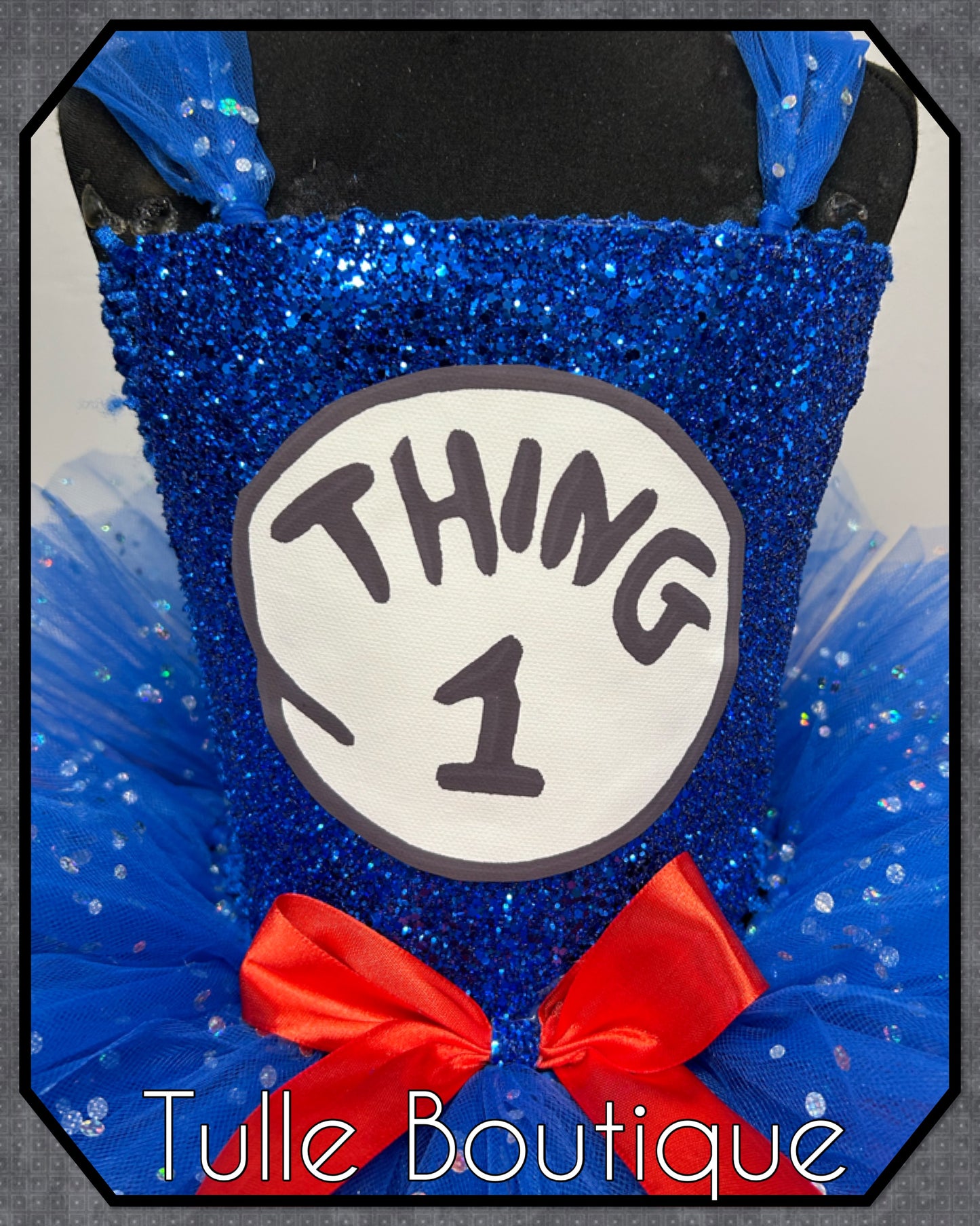 Thing 1 Thing 2 Halloween birthday world book tutu dress