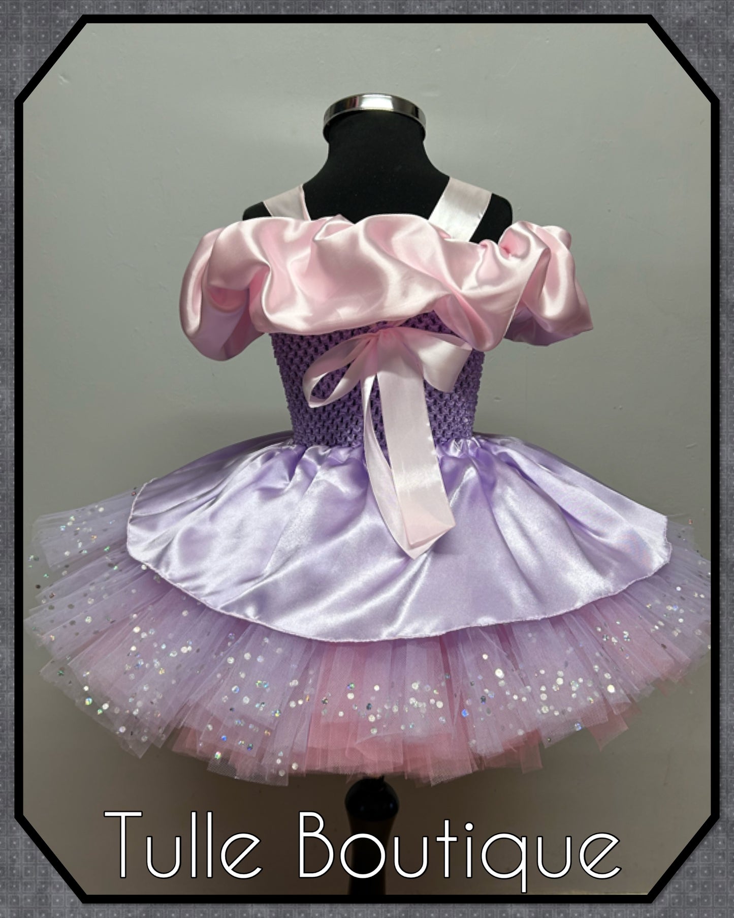 Girls toddlers Tangled Princess Rapunzel ballgown tutu dress