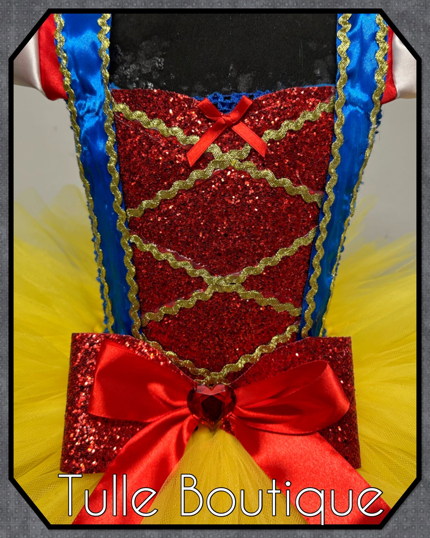 Girls Snow White Princess tutu dress fancy dress costume
