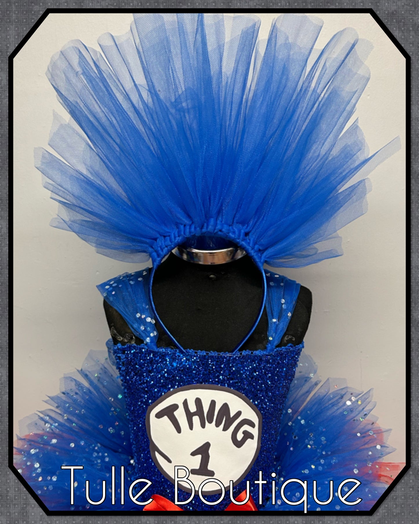 Thing 1 Thing 2 Halloween birthday world book tutu dress