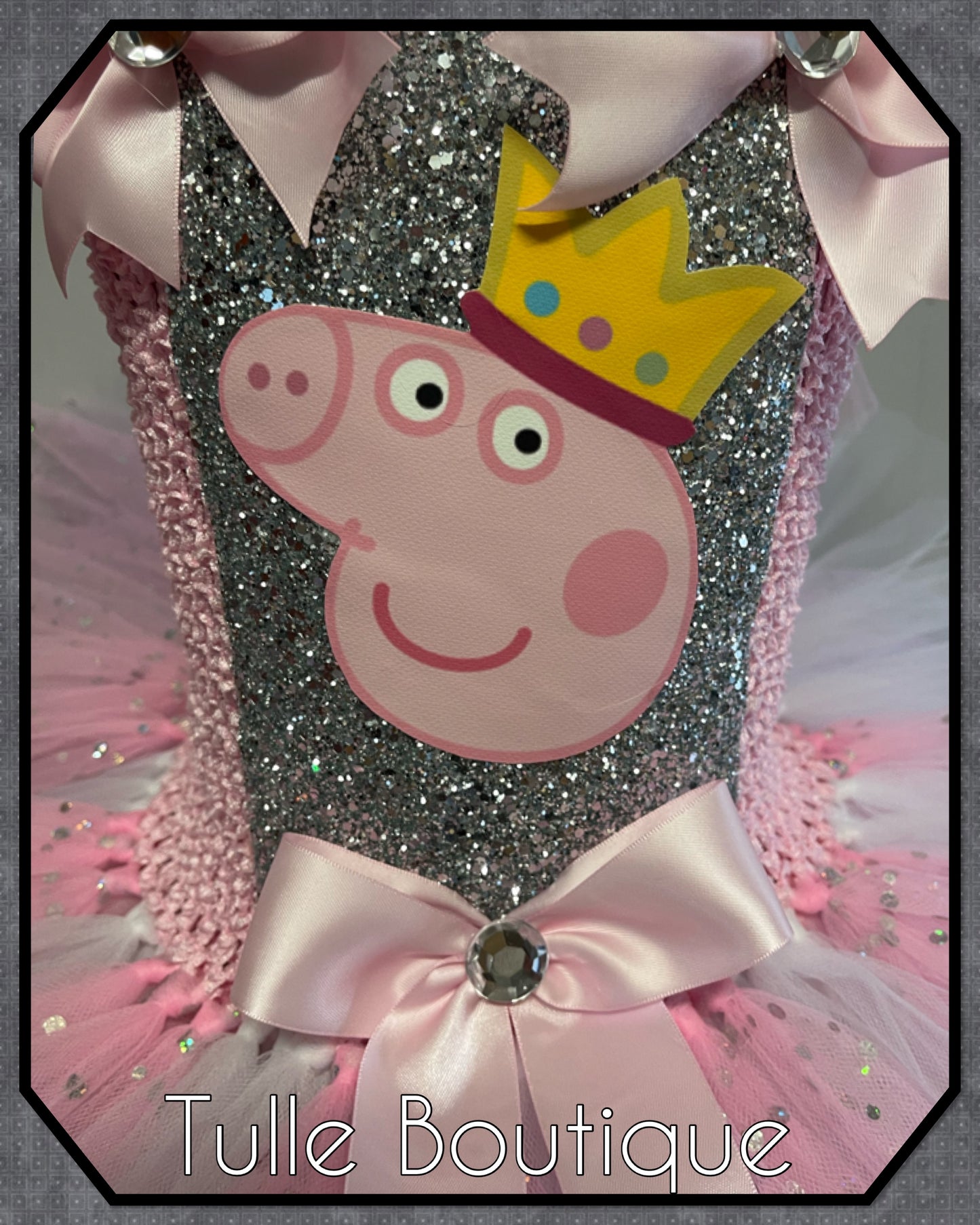 Girls toddlers peppa pig birthday party tutu dress