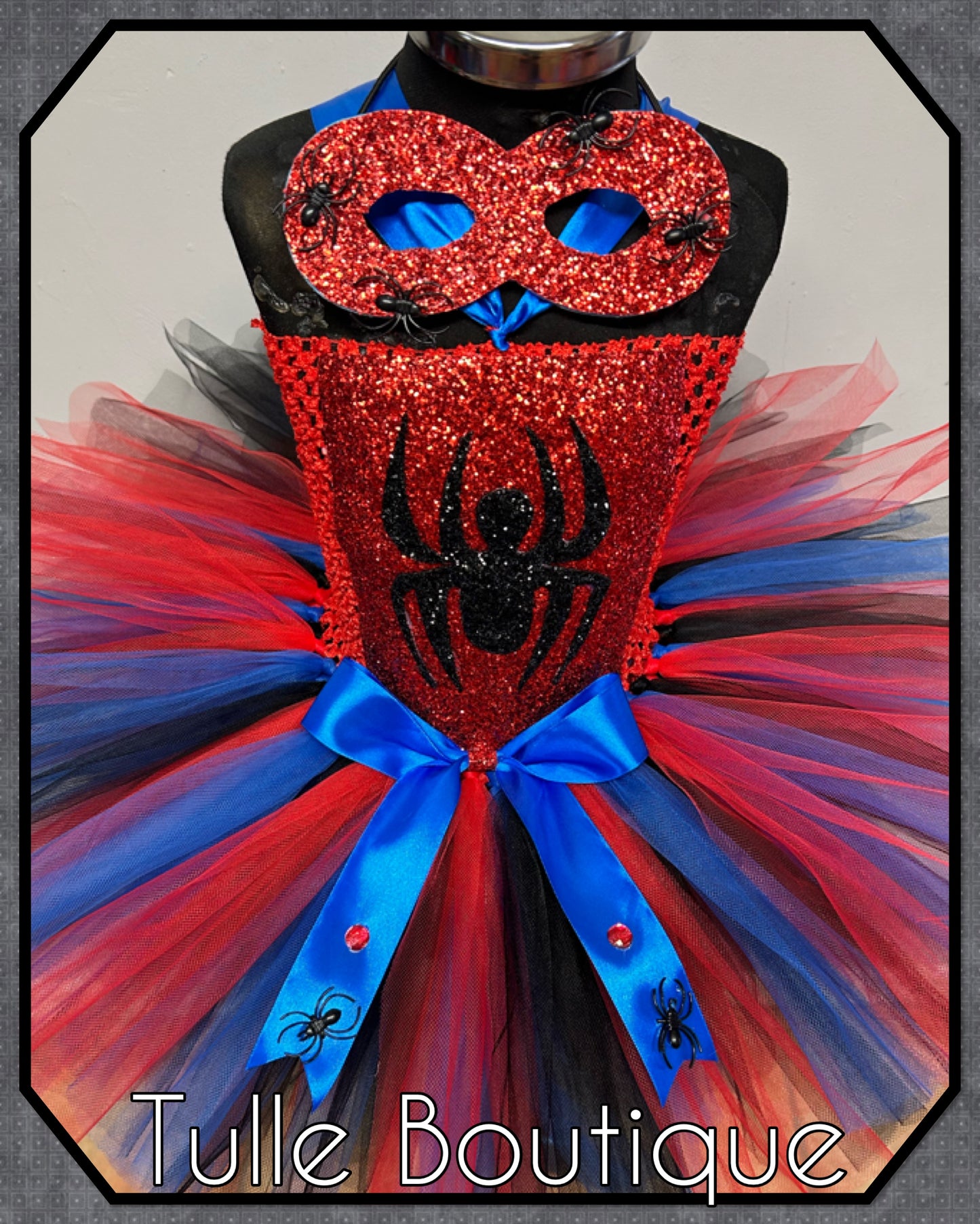 Girls toddlers Spiderman princess superhero birthday tutu dress