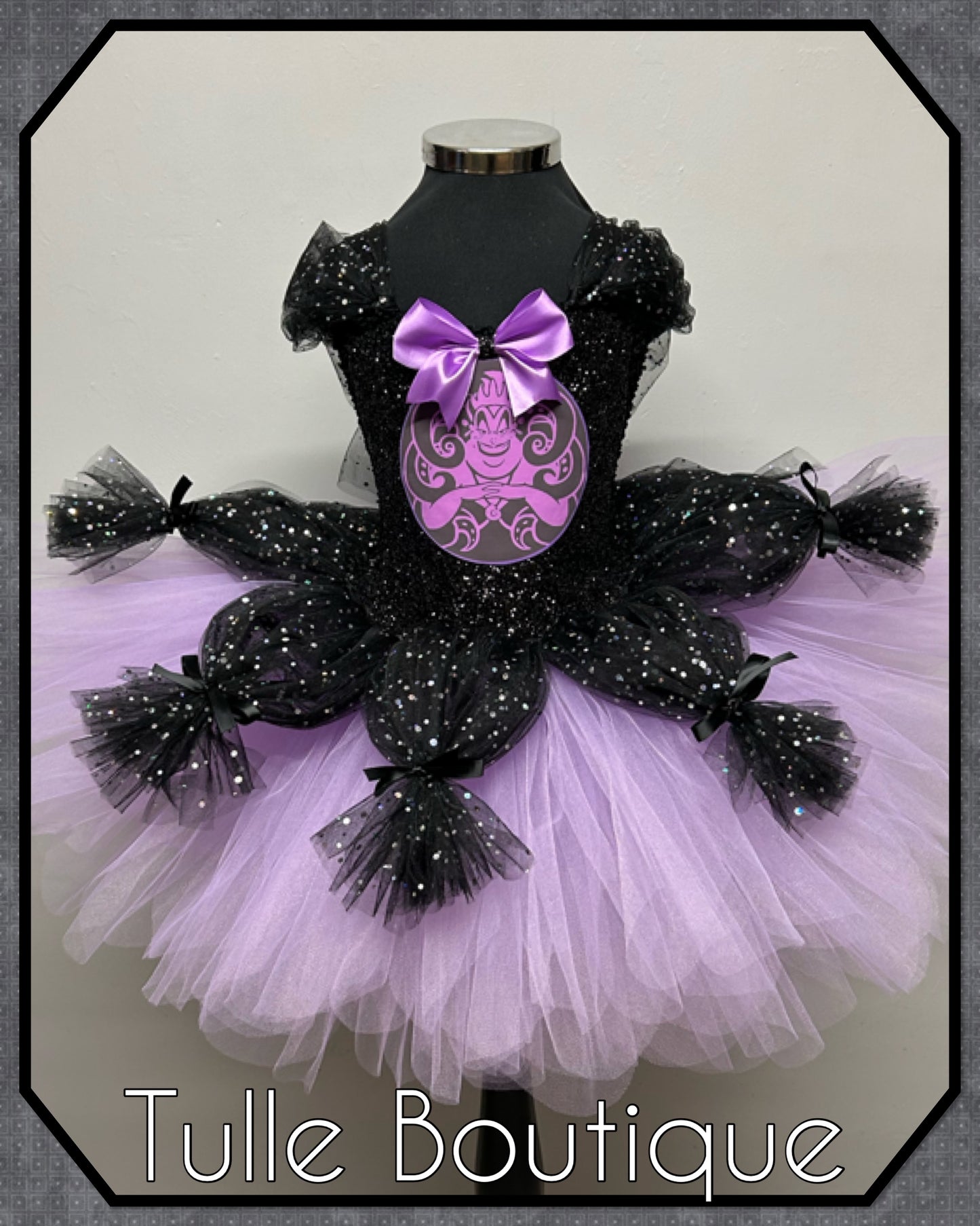 Girls toddlers Ursula costume tutu dress