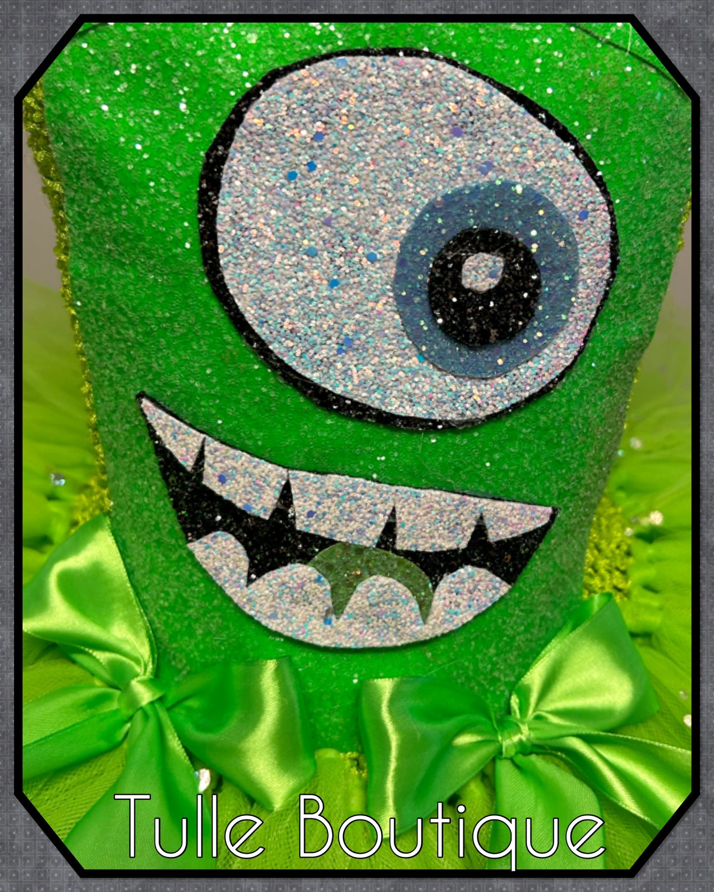 Girls Monsters Inc Mike costume Halloween birthday world book tutu dress