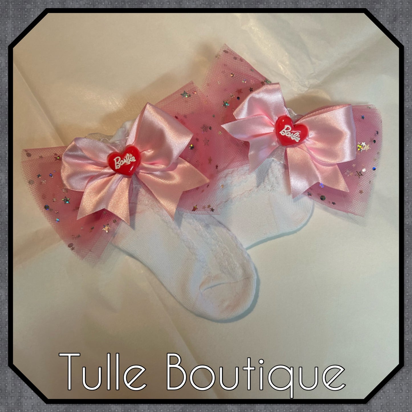 Girls Barbie pink birthday party tutu outfit