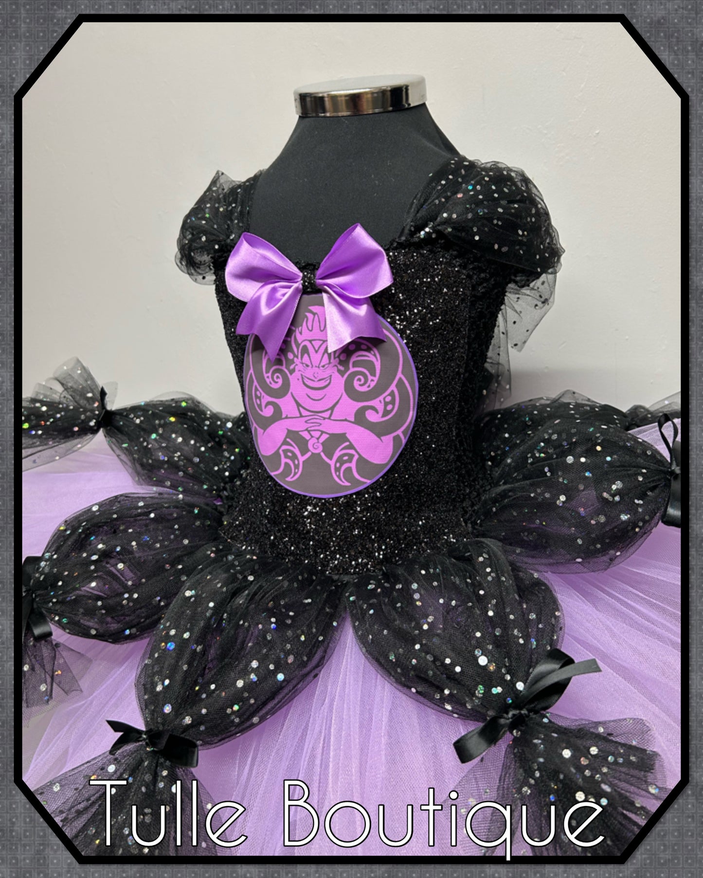 Girls toddlers Ursula costume tutu dress