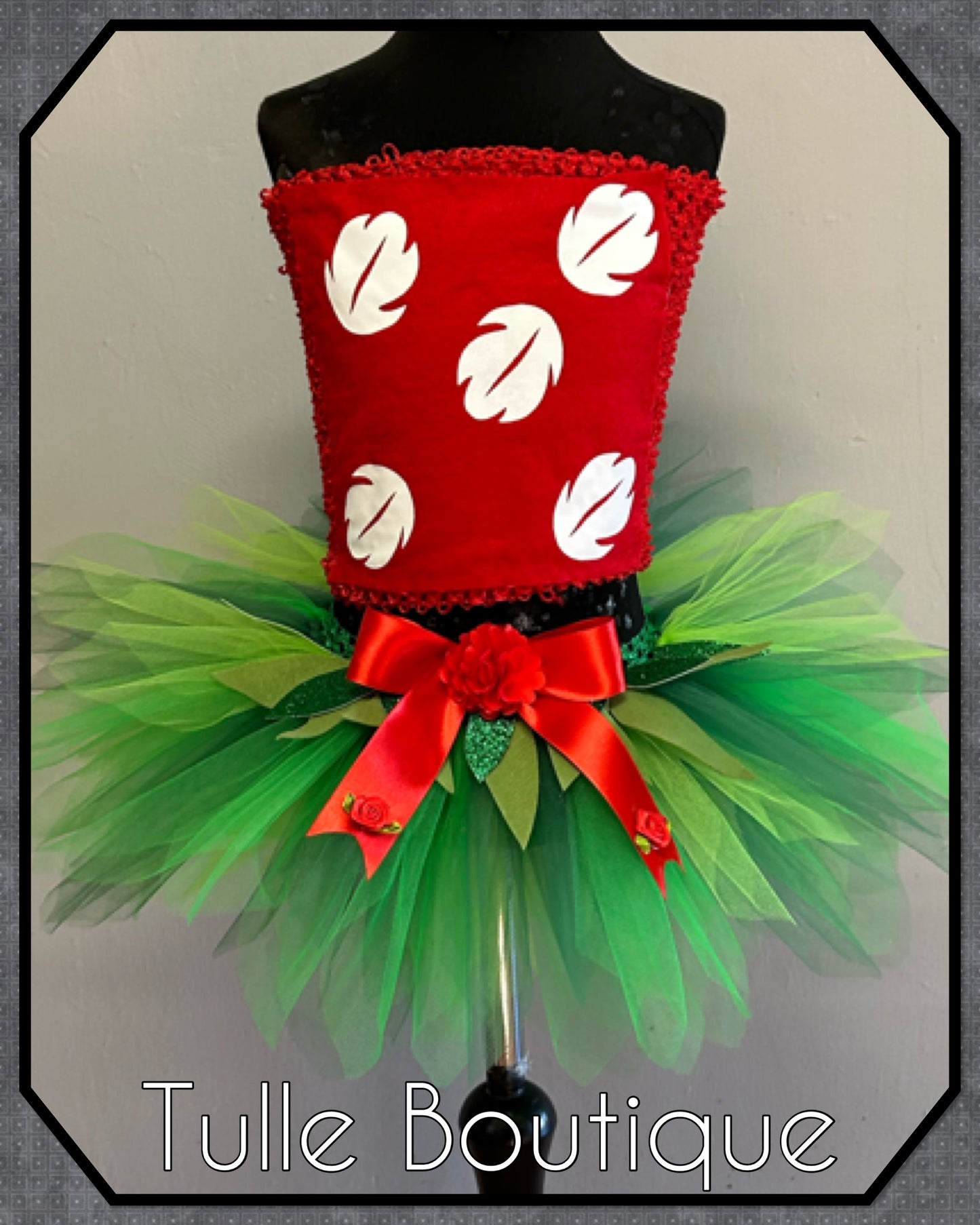 Hawaiian Lilo and stitch two piece tutu birthday party dress