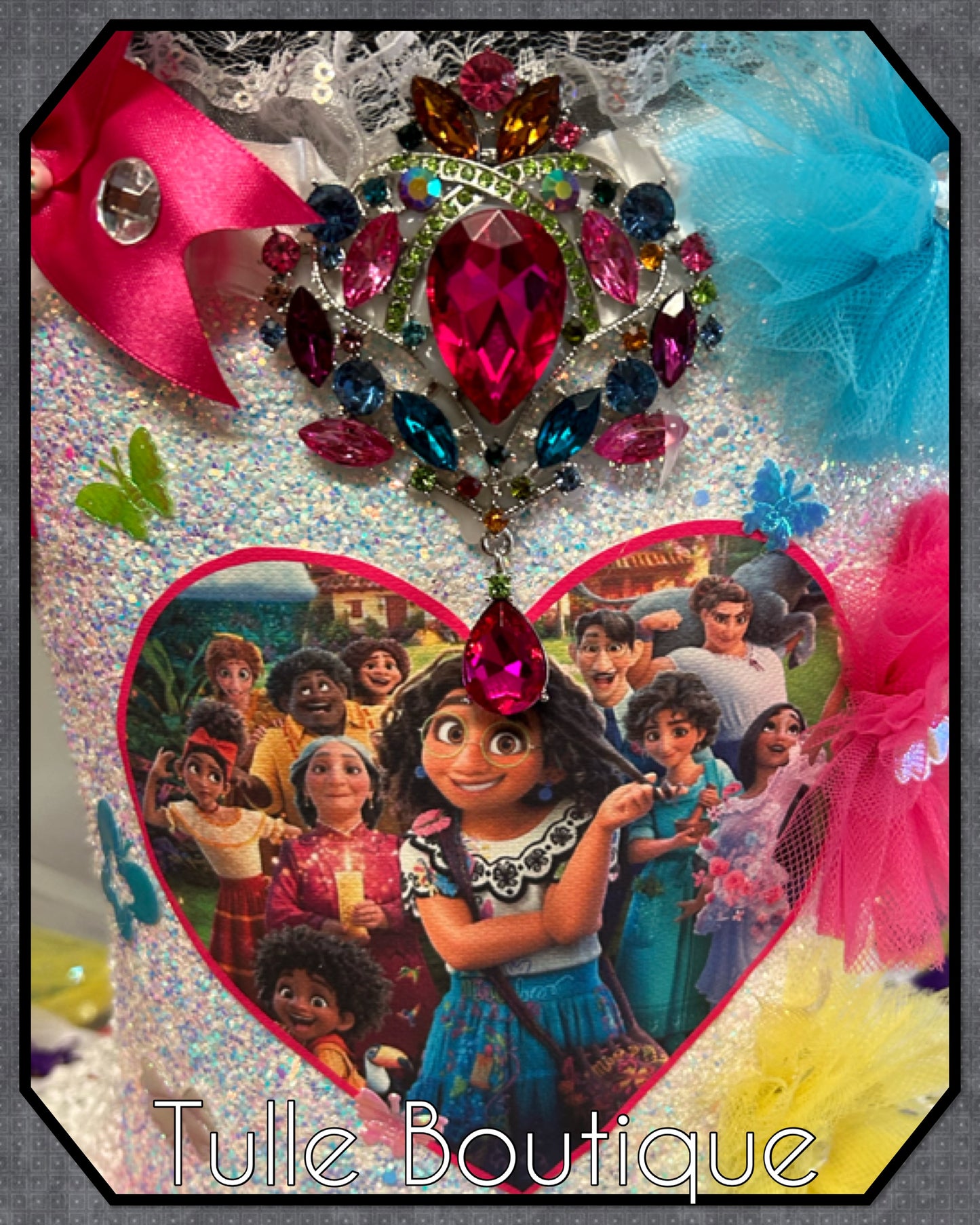 Encanto themed birthday party tutu dress