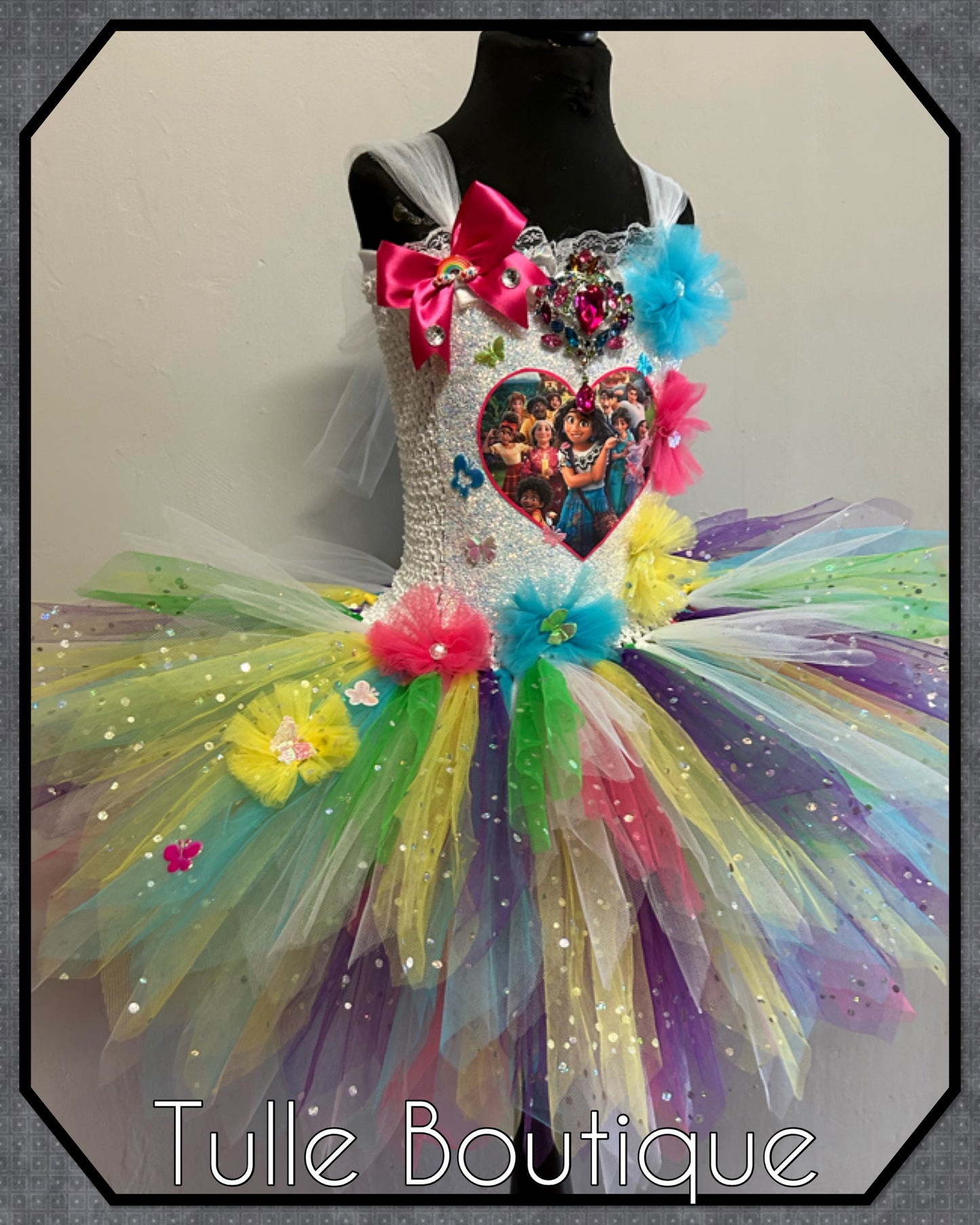 Encanto themed birthday party tutu dress