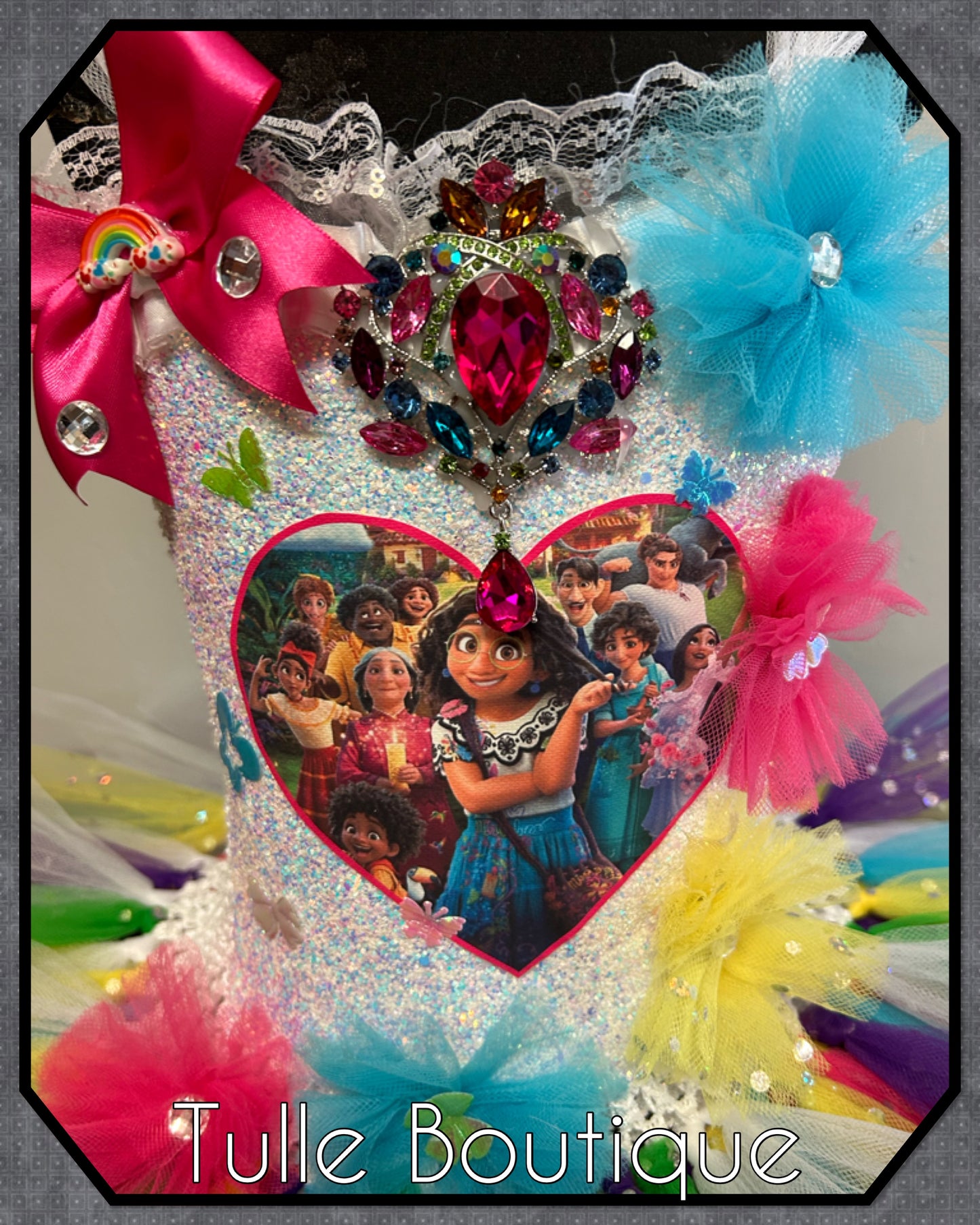 Encanto themed birthday party tutu dress