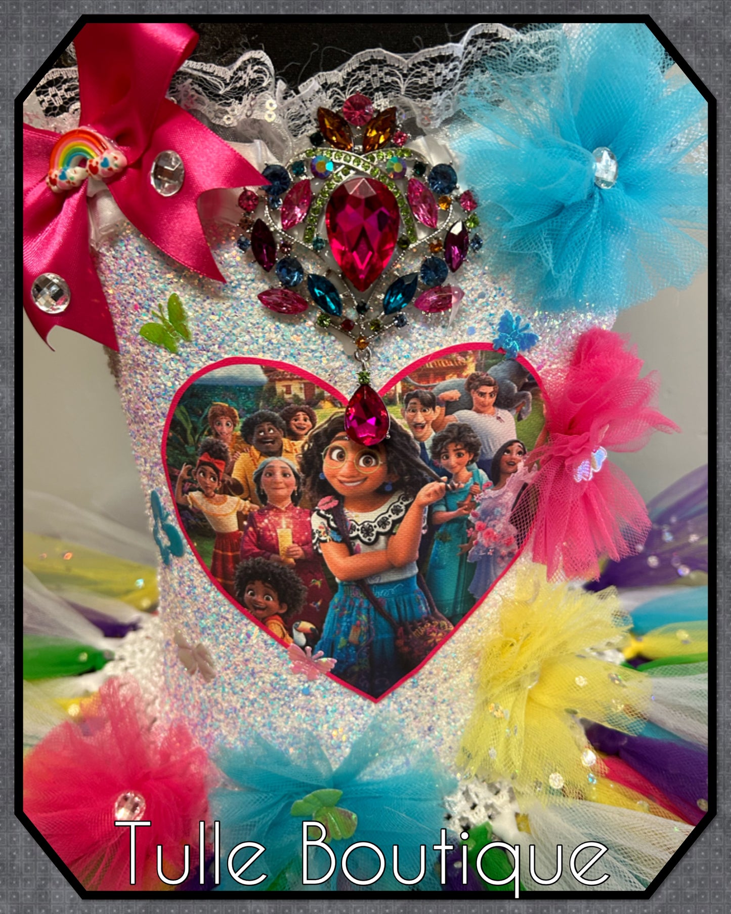 Encanto themed birthday party tutu dress