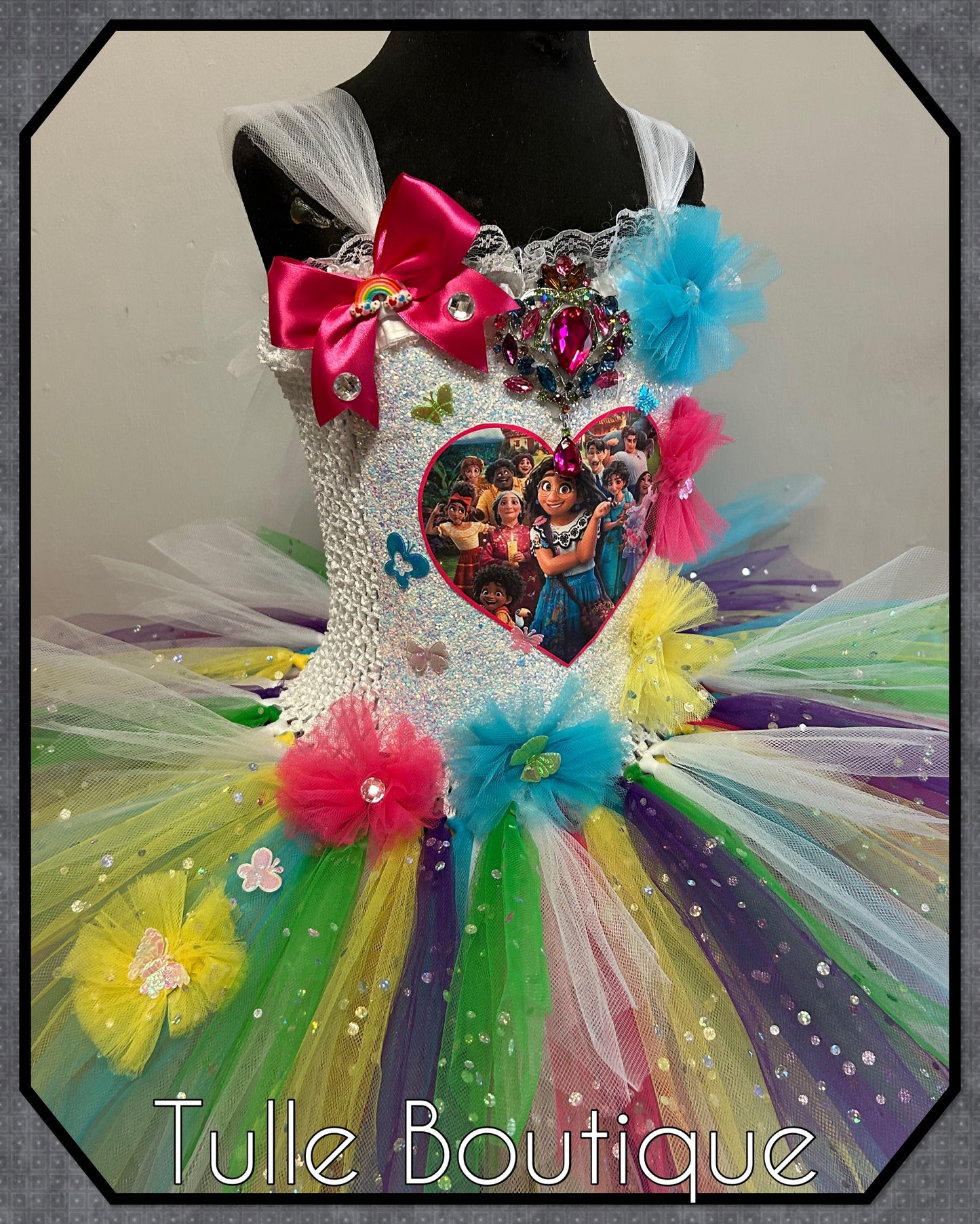 Encanto themed birthday party tutu dress