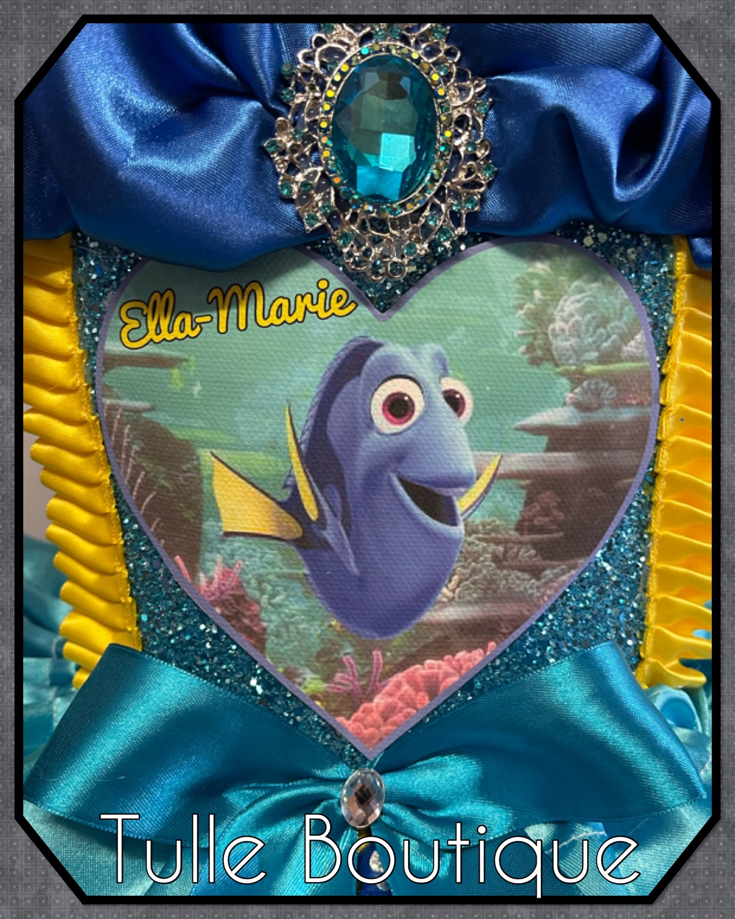 Dory fish Princess ballgown tutu dress