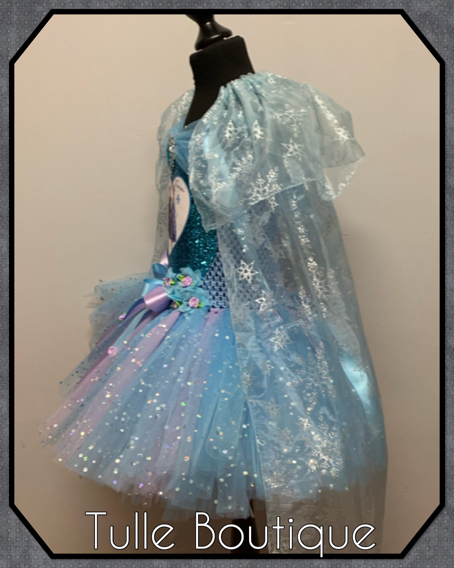 Frozen 2 Anna and Elsa princess tutu birthday party dress
