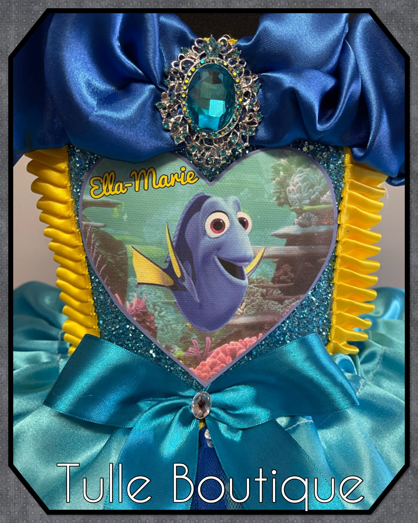 Dory fish Princess ballgown tutu dress