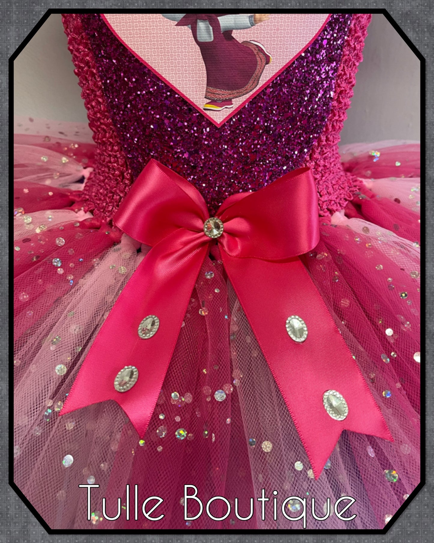 Masha and the bear birthday party princess tutu dress