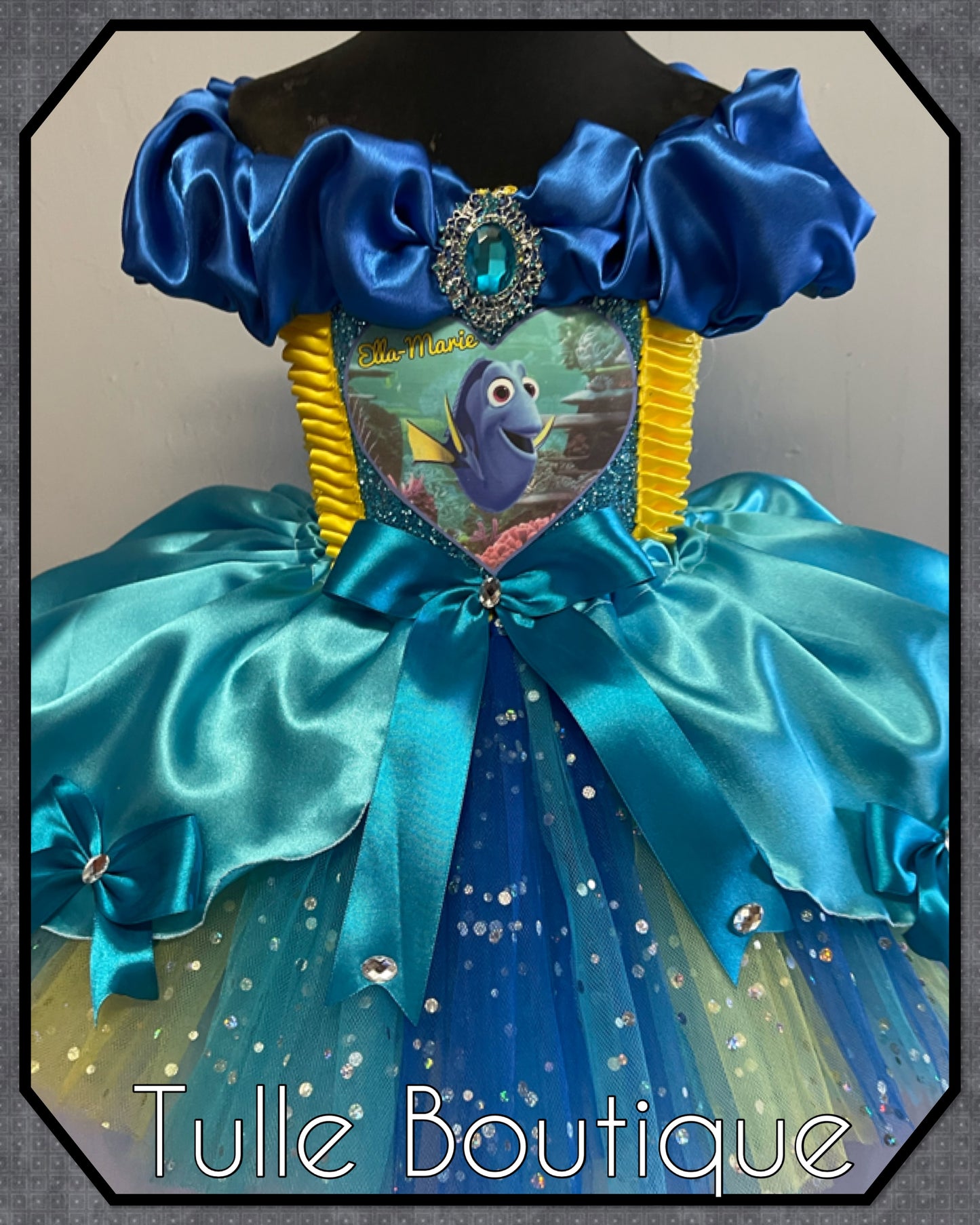 Dory fish Princess ballgown tutu dress
