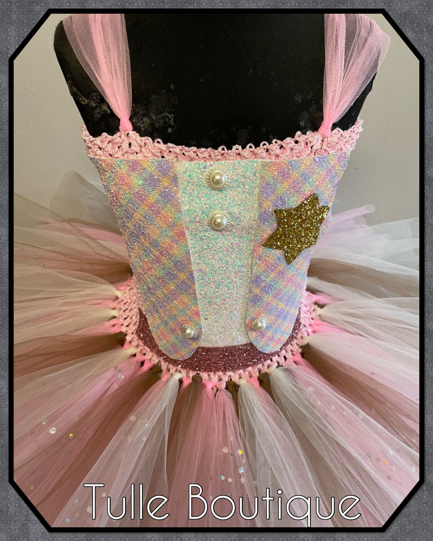 LARA. Girls Cowgirl sheriff tutu dress dance outfit