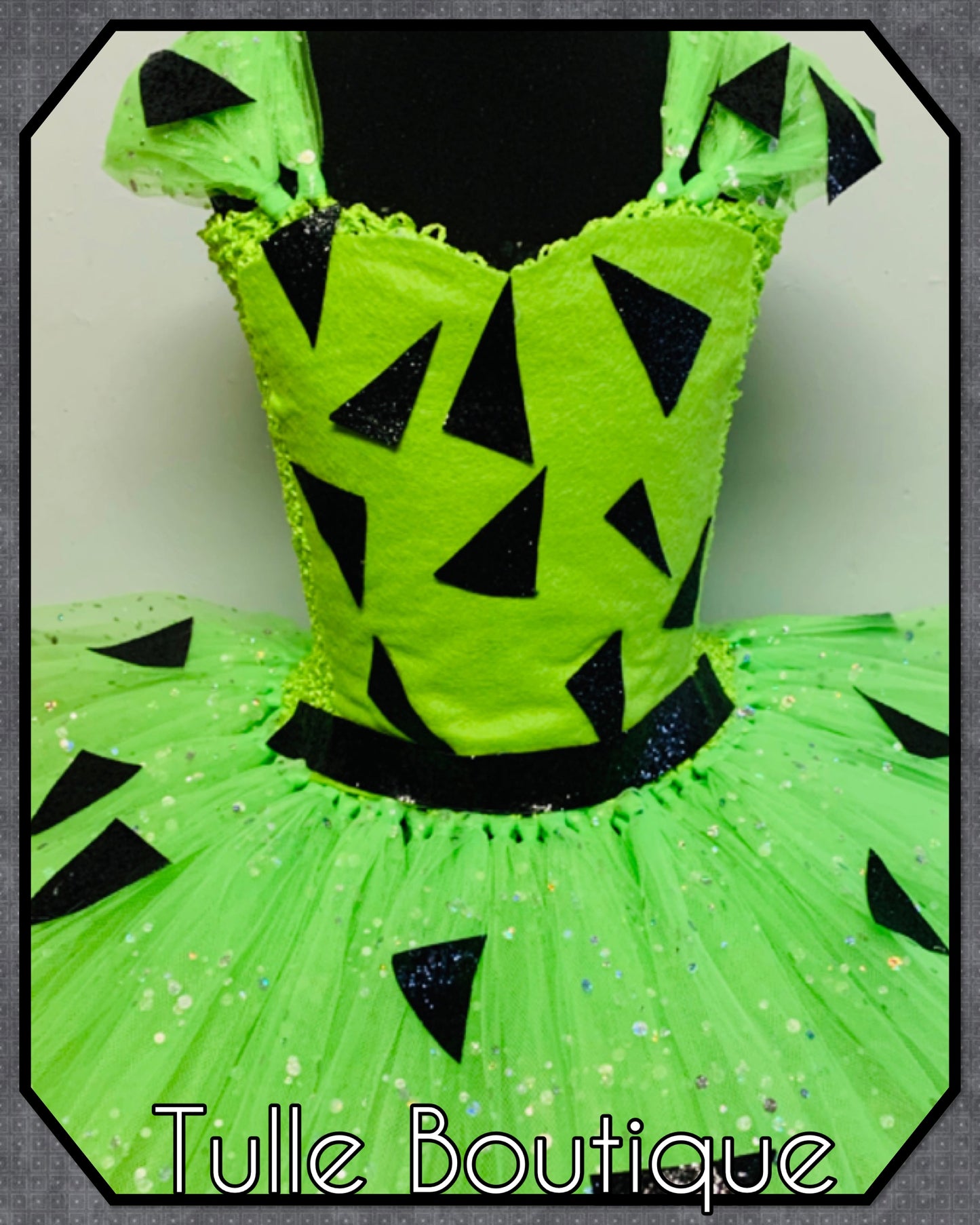 Flintstones Pebbles Halloween birthday tutu dress