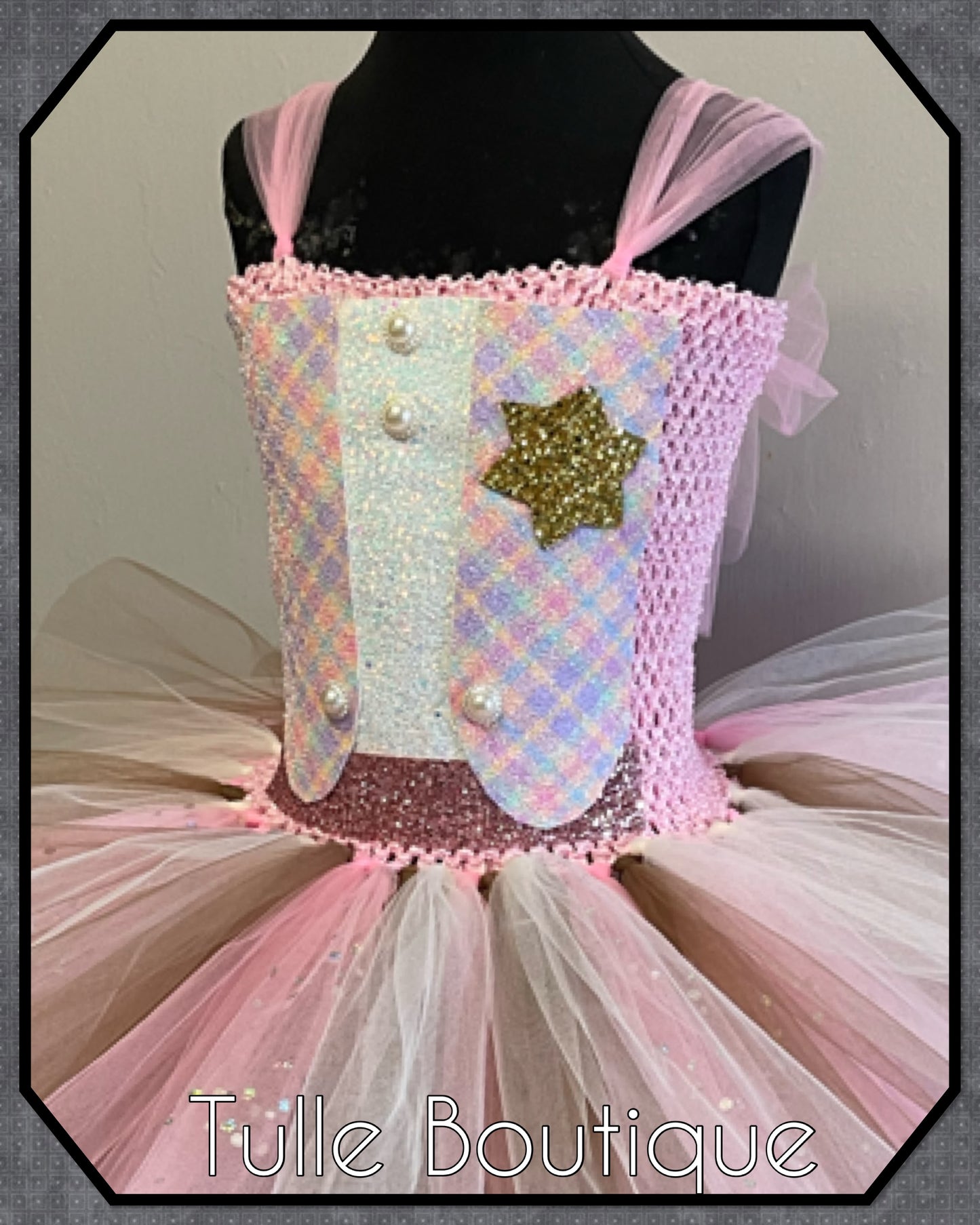 LARA. Girls Cowgirl sheriff tutu dress dance outfit