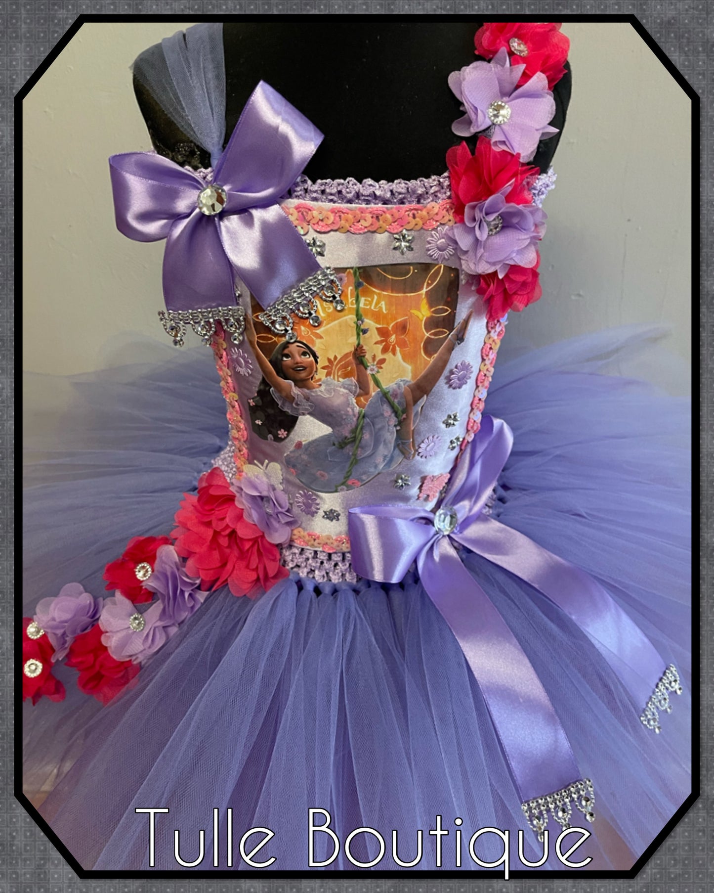 Encanto Isabela madrigal birthday party tutu dress