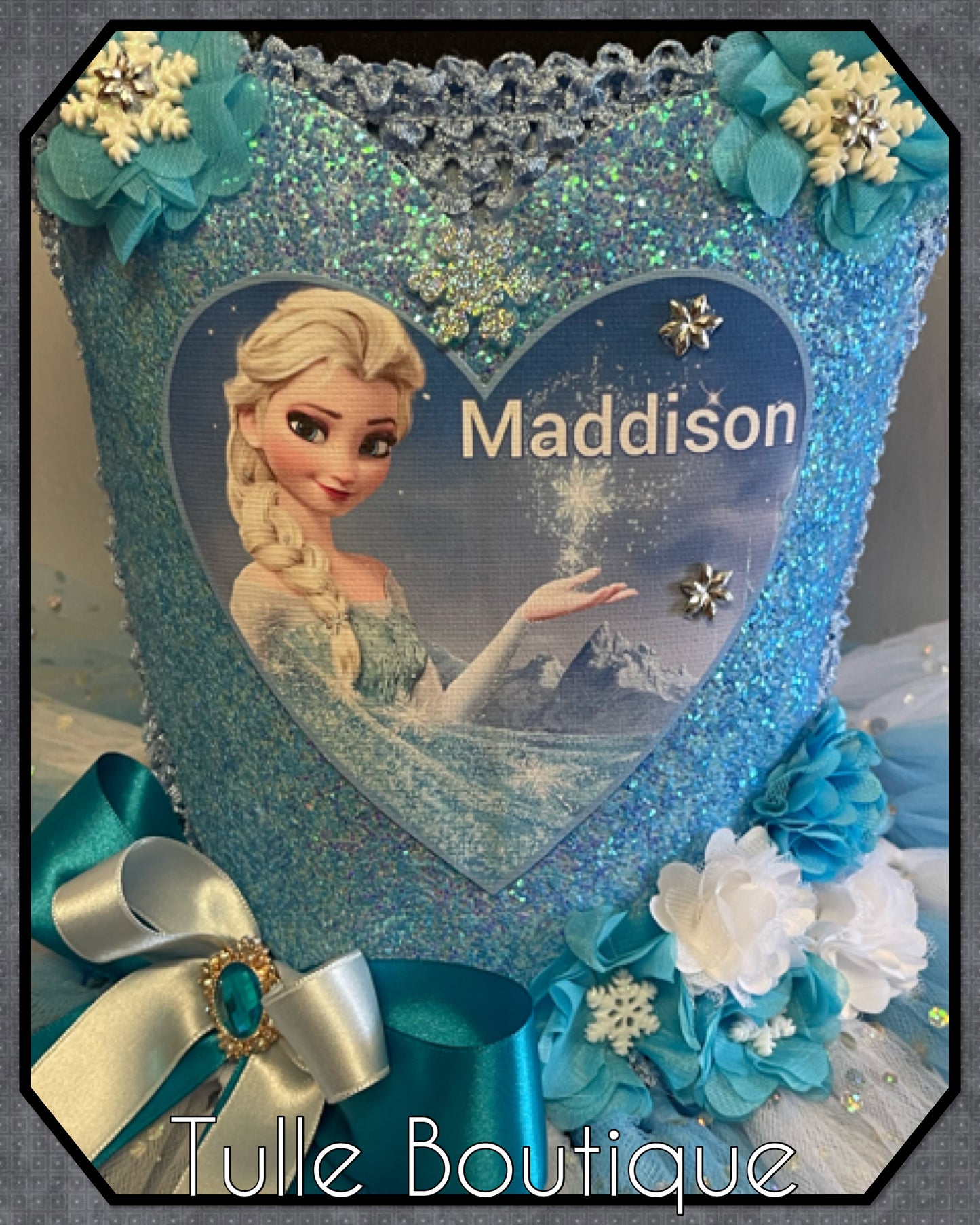 Frozen Elsa birthday party princess tutu dress