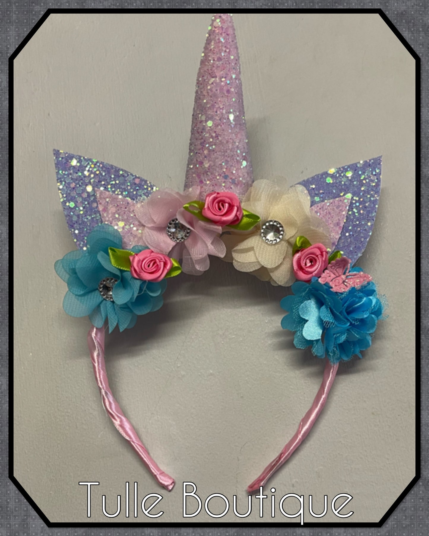 LARISA. Pastel Rainbow Unicorn princess tutu birthday party dress