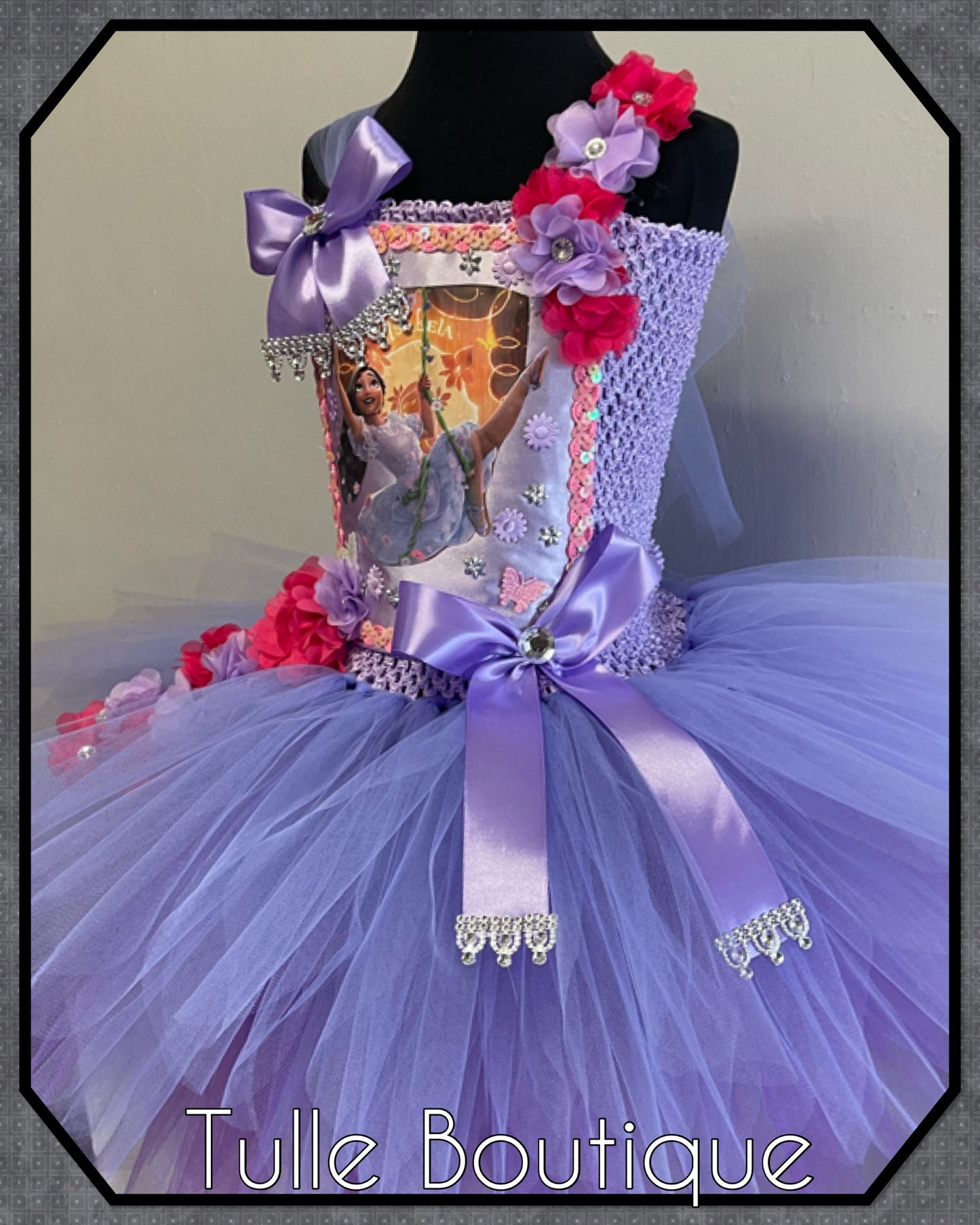 Encanto Isabela madrigal birthday party tutu dress