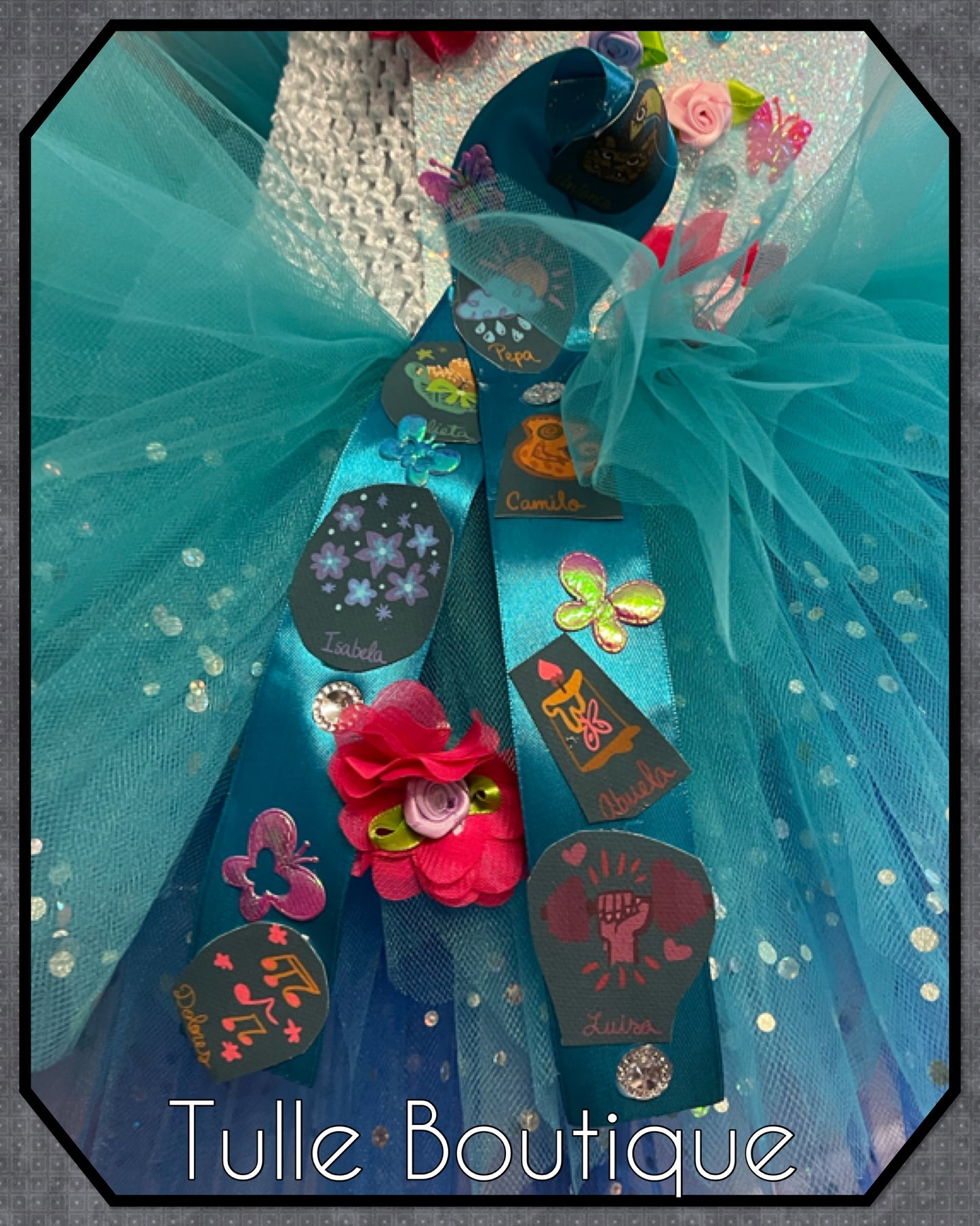 Encanto Mirabel themed birthday party tutu dress