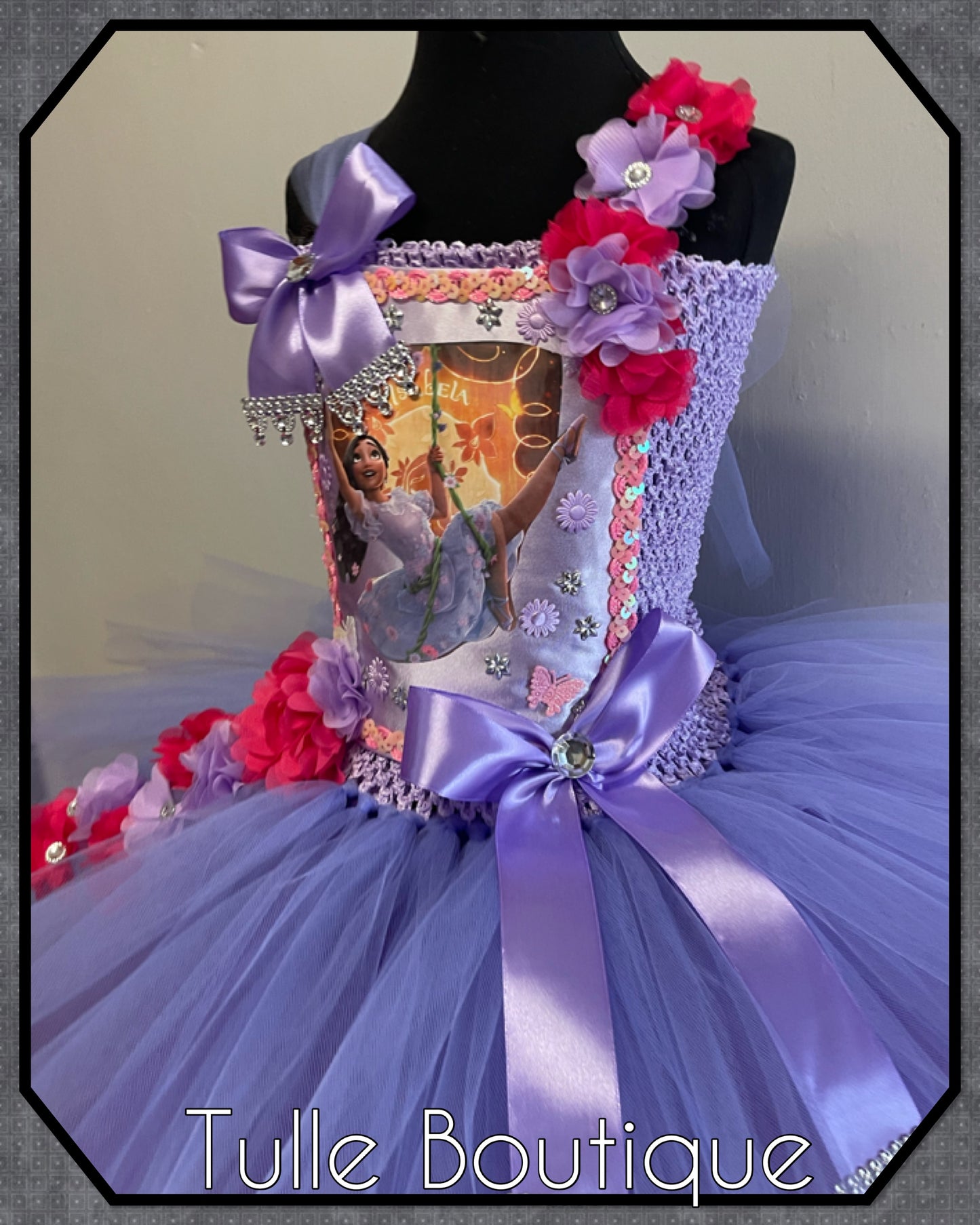 Encanto Isabela madrigal birthday party tutu dress