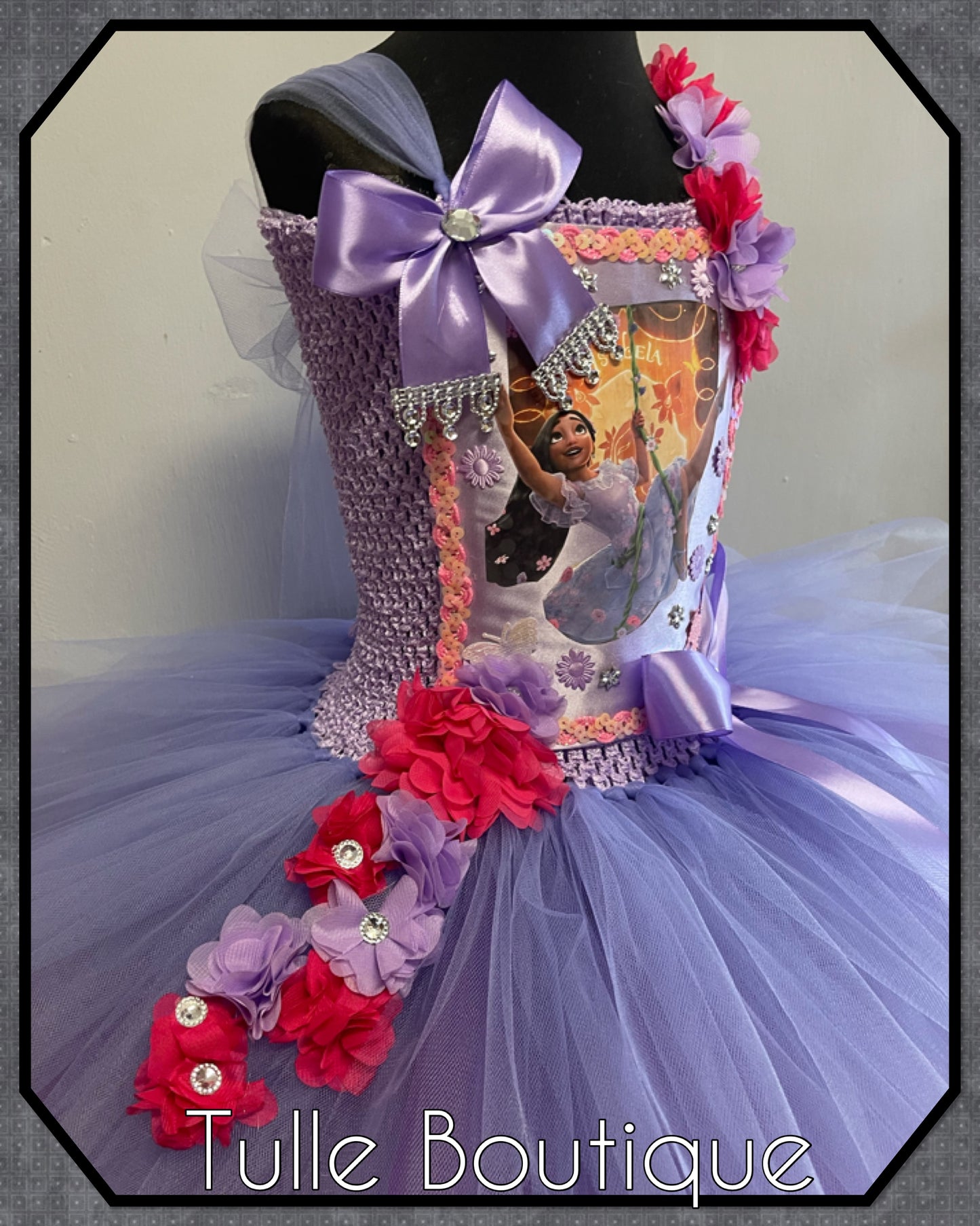 Encanto Isabela madrigal birthday party tutu dress