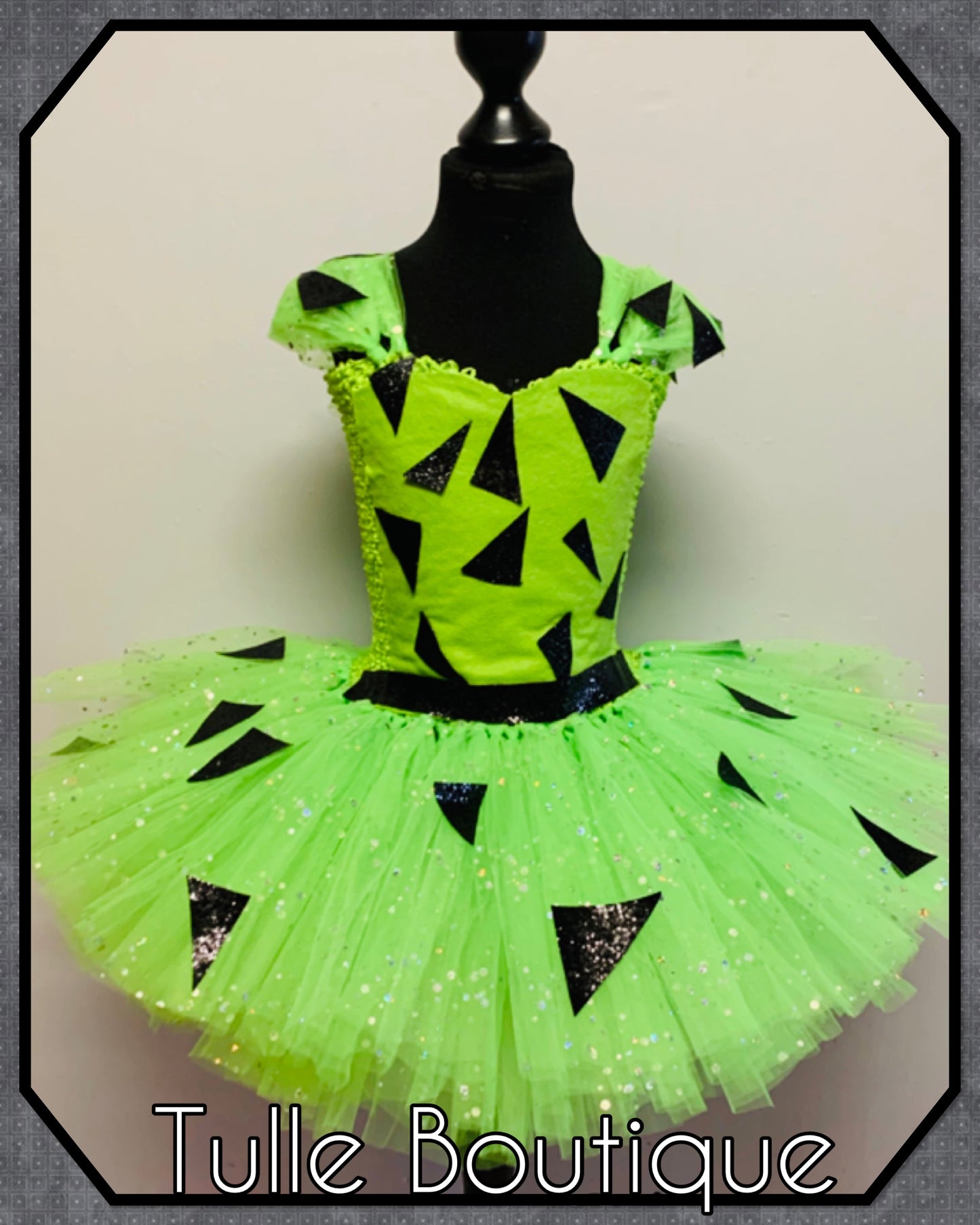 Flintstones Pebbles Halloween birthday tutu dress