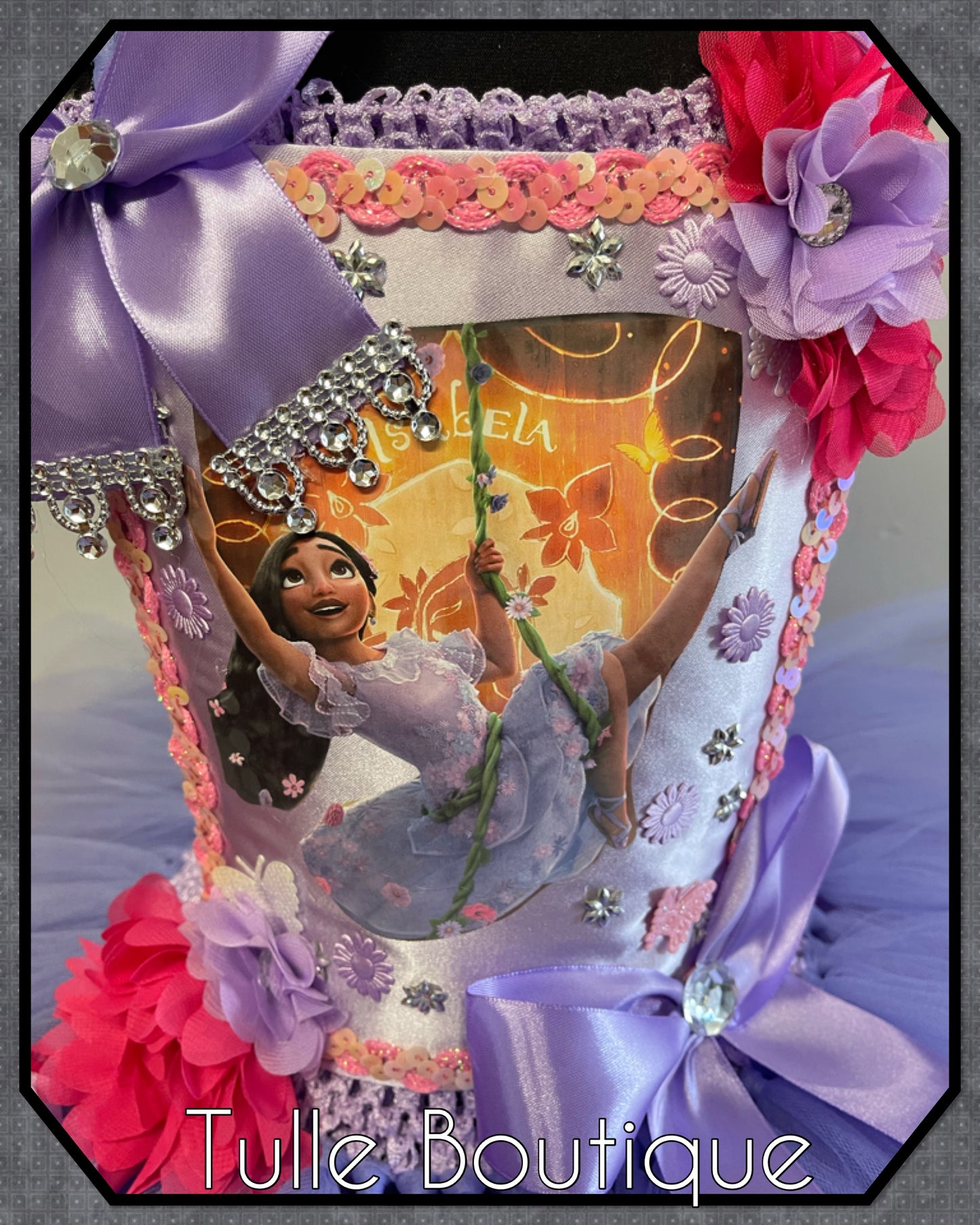 Encanto Isabela madrigal birthday party tutu dress