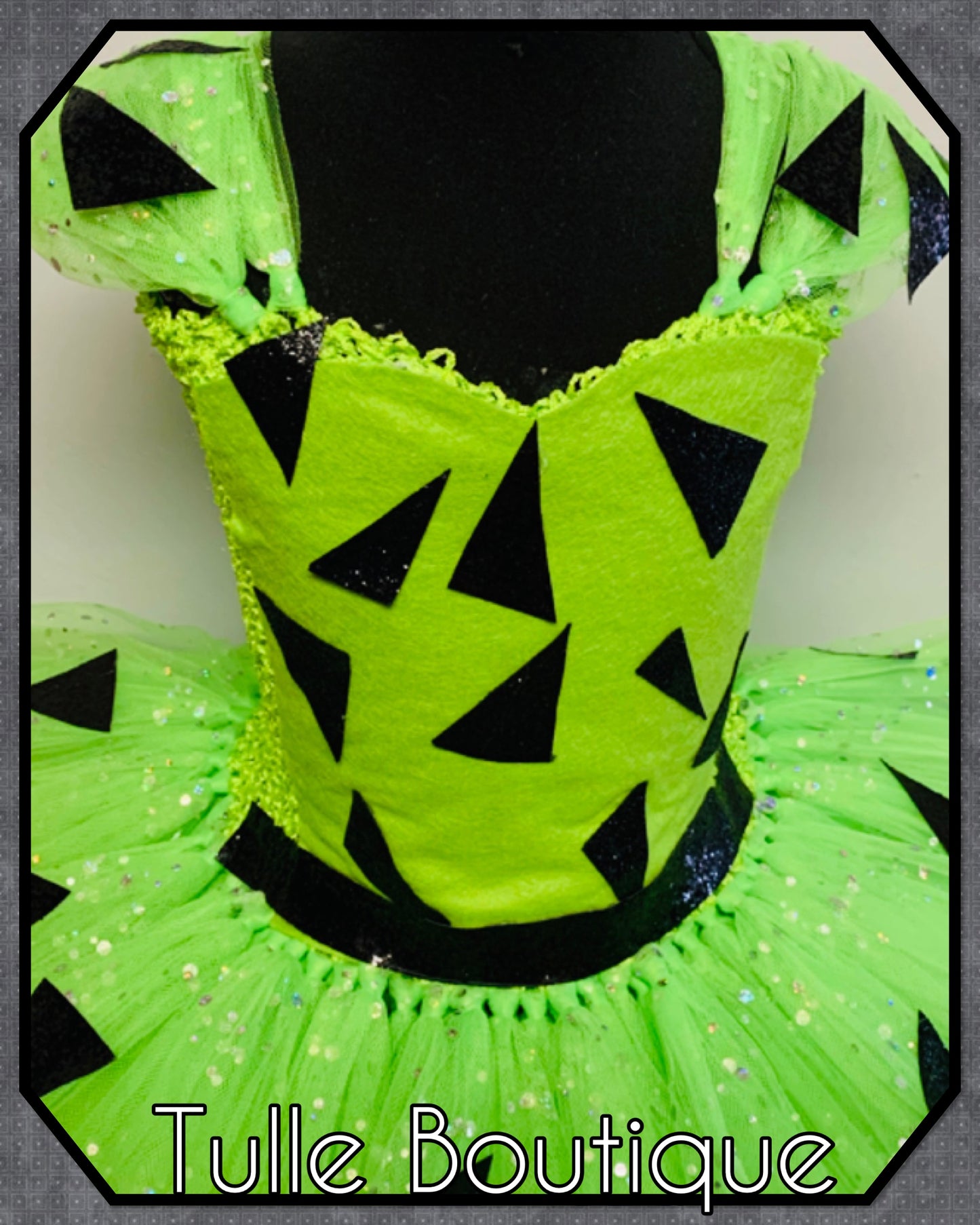 Flintstones Pebbles Halloween birthday tutu dress