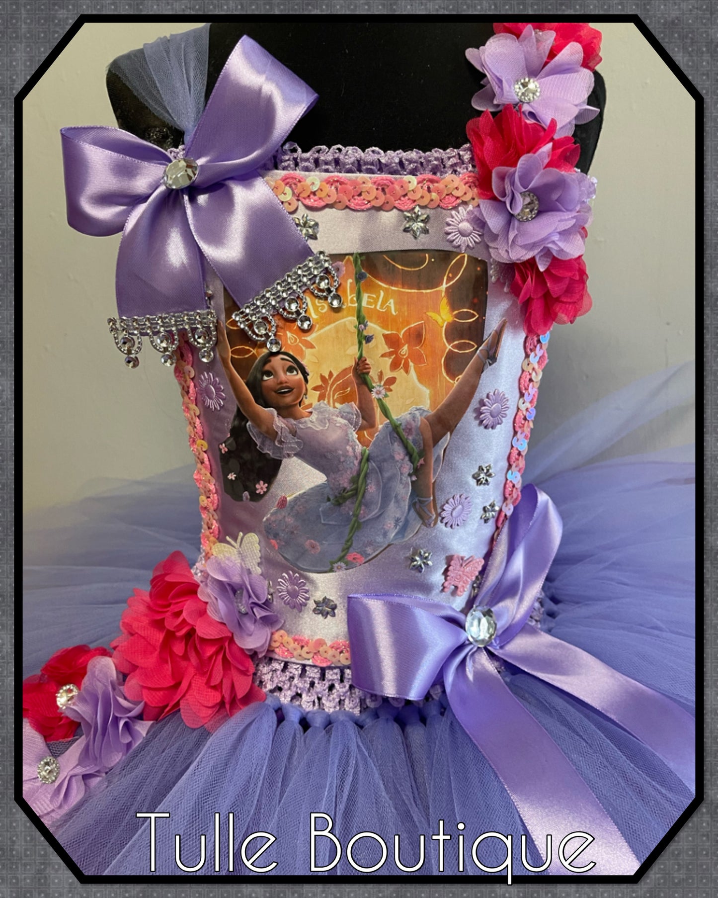 Encanto Isabela madrigal birthday party tutu dress