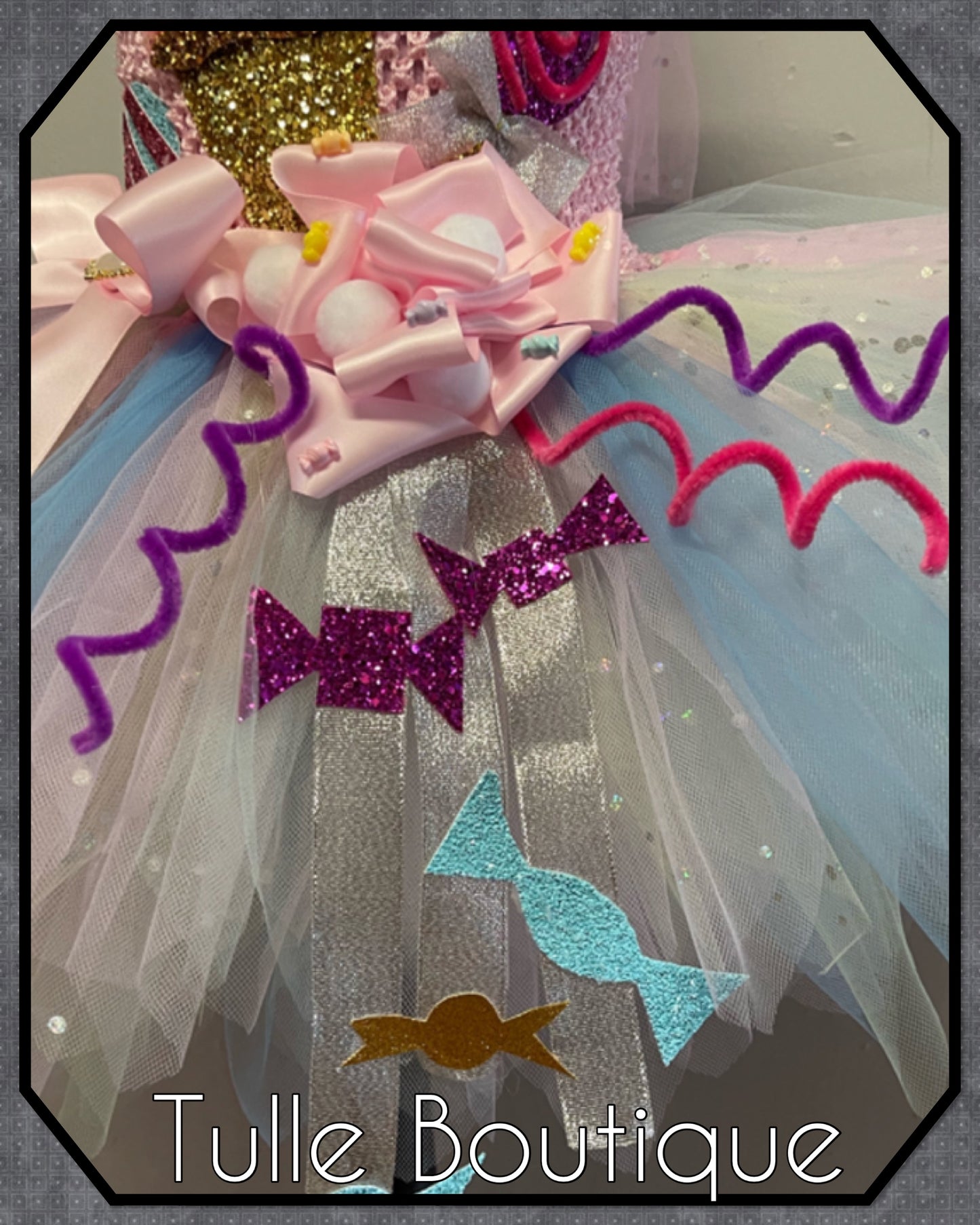 Candyland sweet birthday party tutu dress