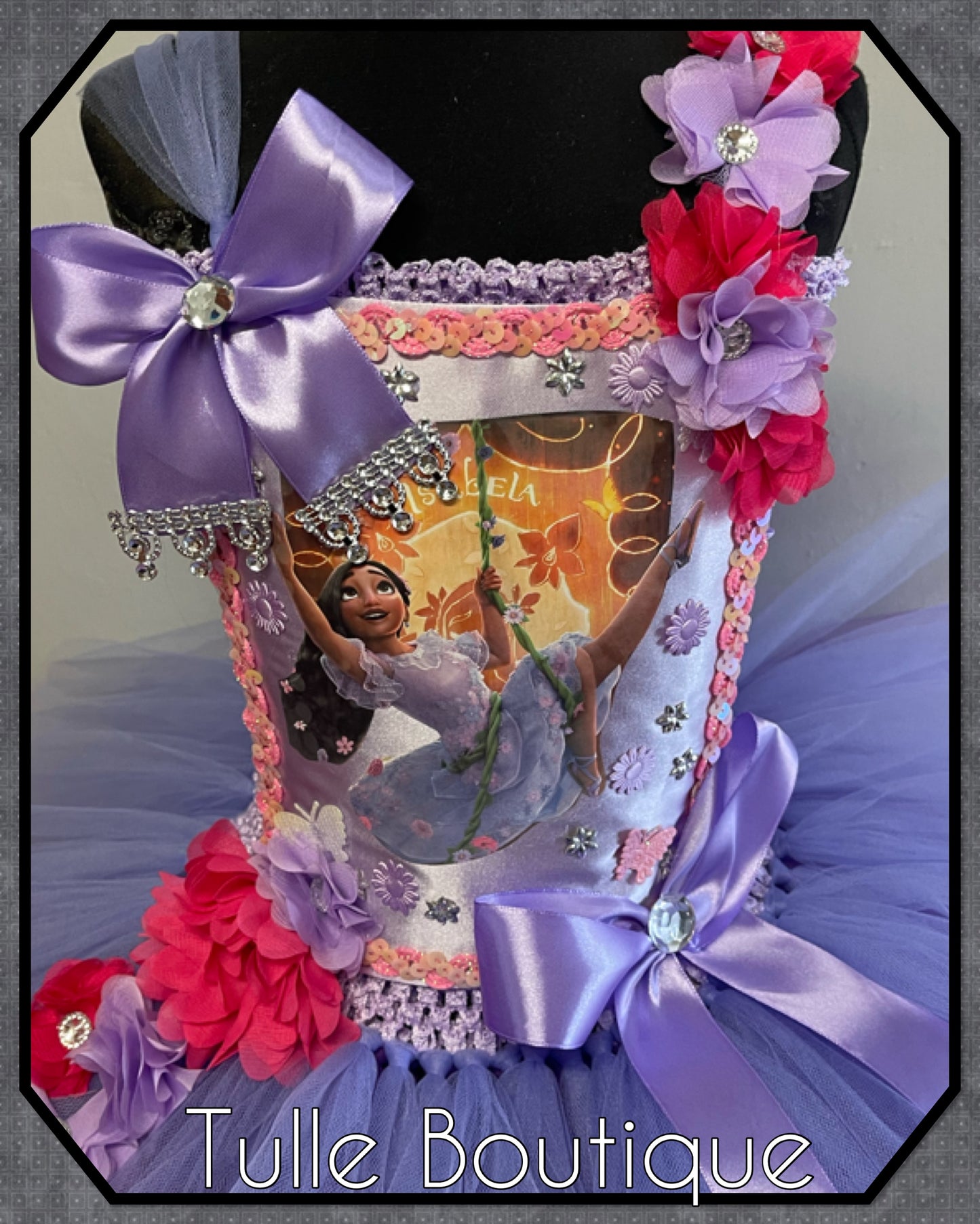 Encanto Isabela madrigal birthday party tutu dress
