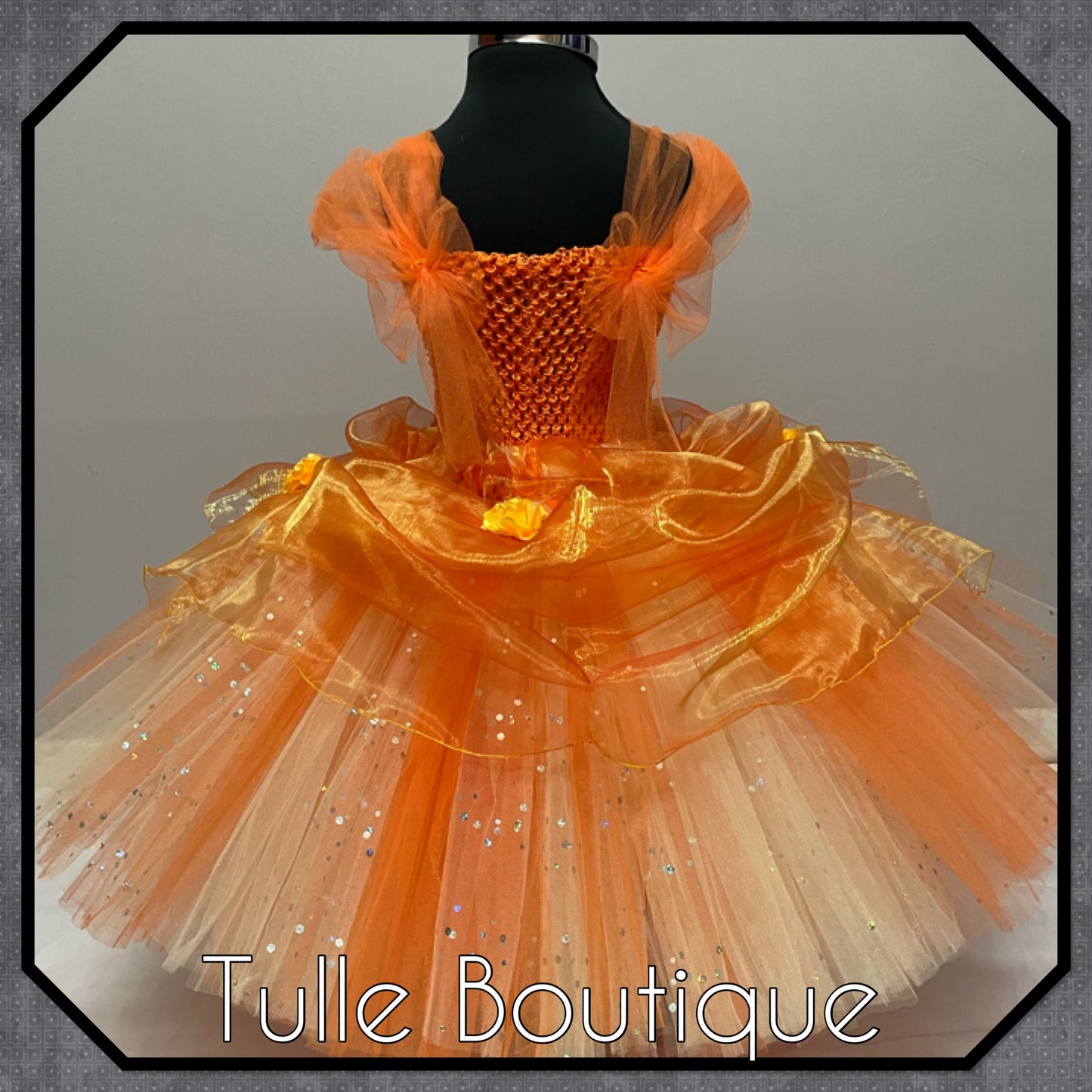 Hawaiian Princess Moana full length ballgown tutu dress