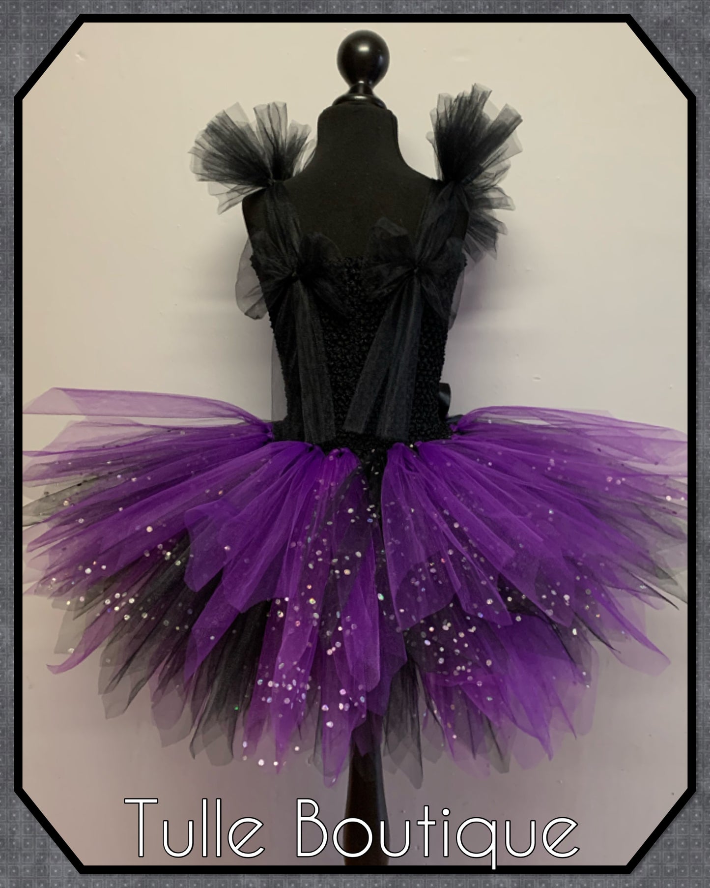 Girls Maleficent Halloween birthday world book tutu dress