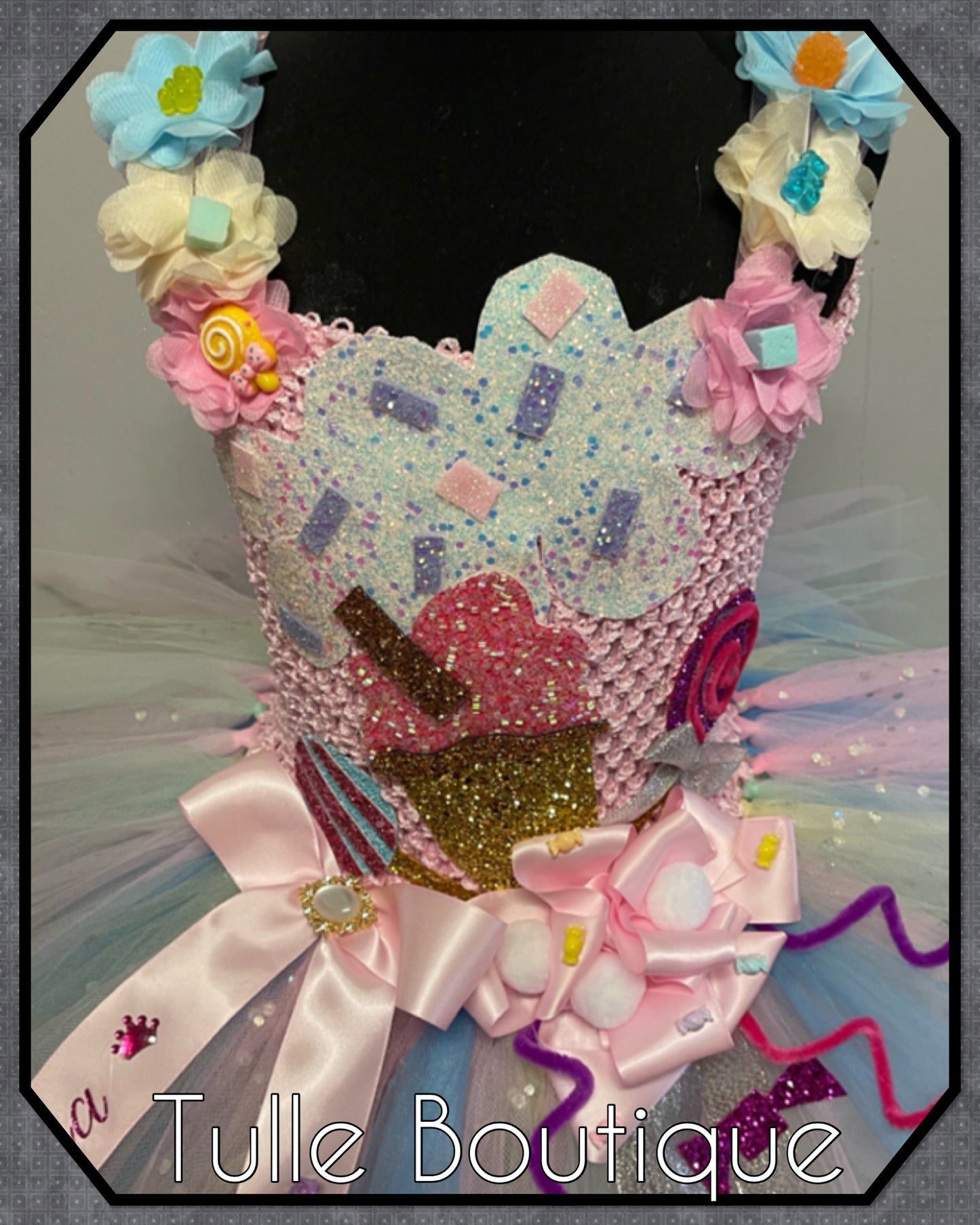 Candyland sweet birthday party tutu dress