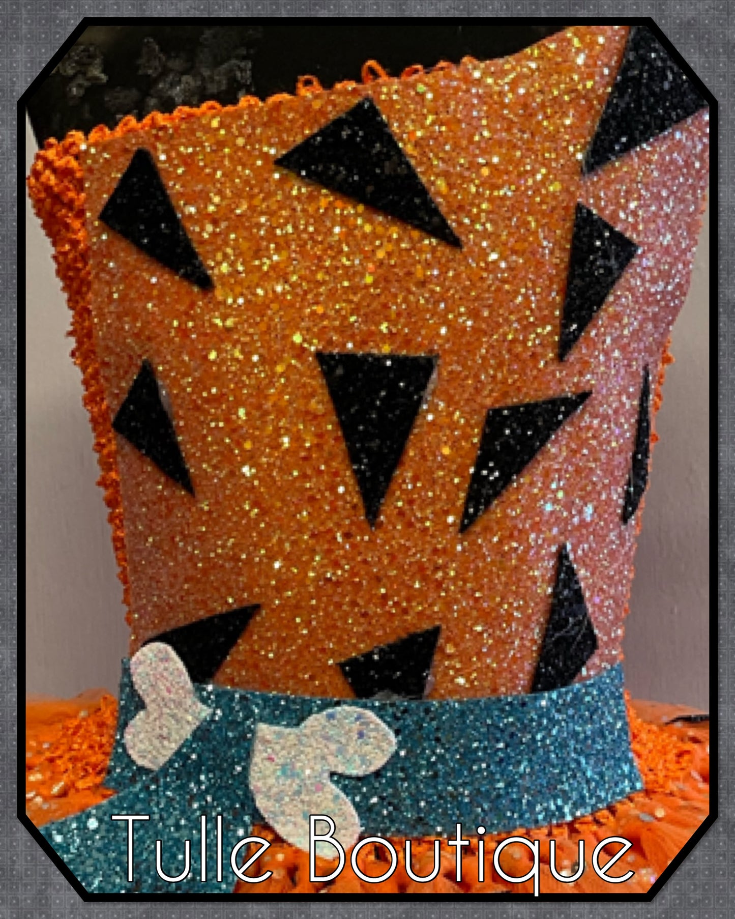 Flintstones Bamm Bamm Halloween birthday tutu dress