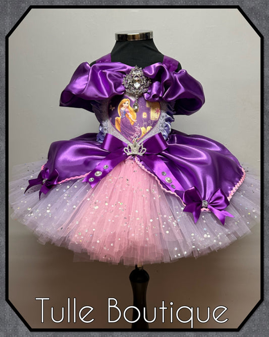 Girls toddlers Rapunzel Tangled princess ballgown tutu party dress up