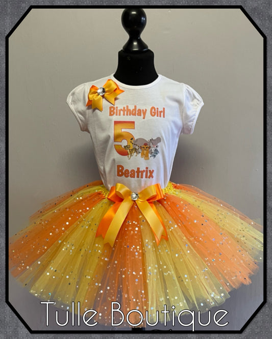 Girls Toddlers Lion Guard birthday party outfit tutu dress