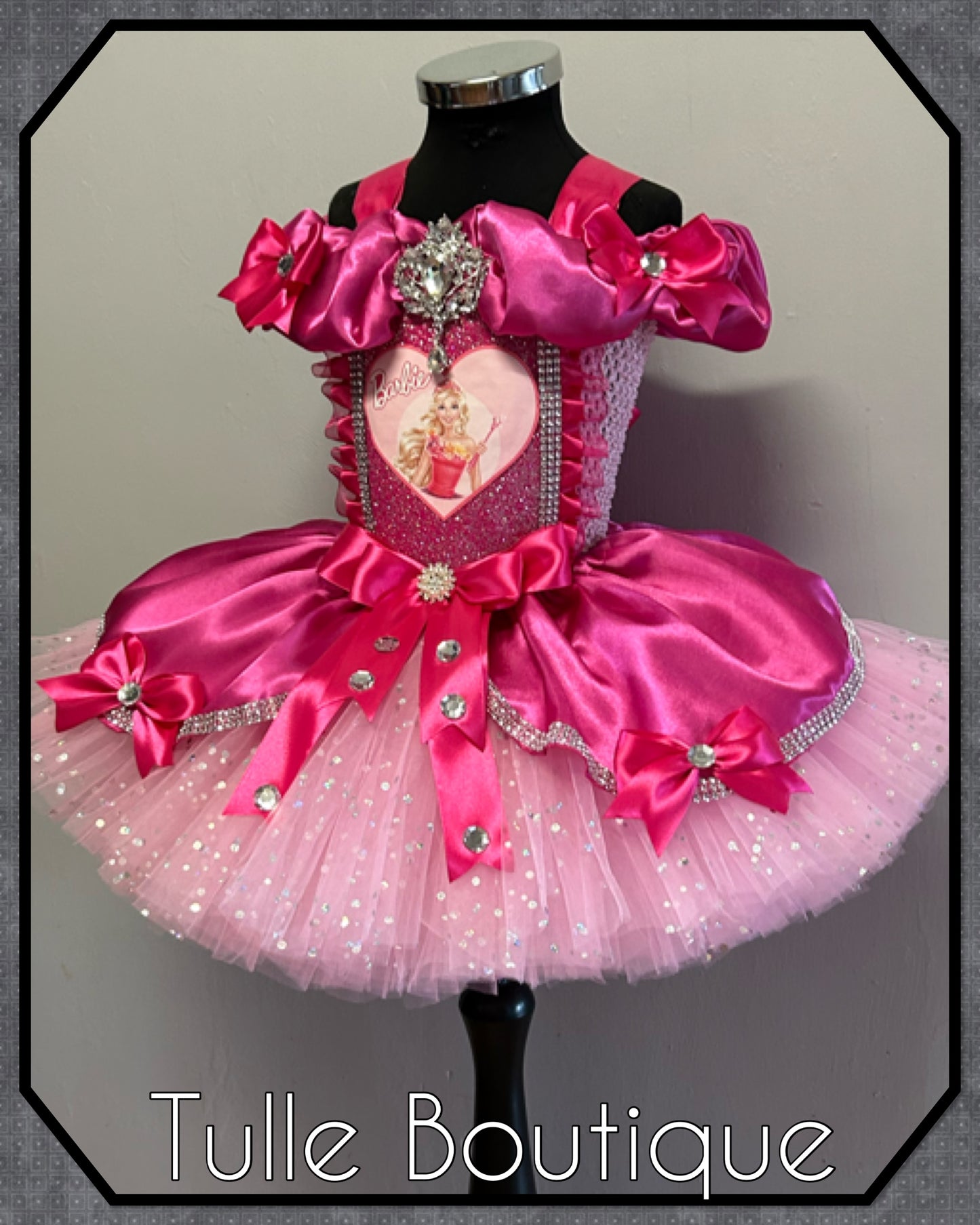 Barbie girl ballgown tutu dress