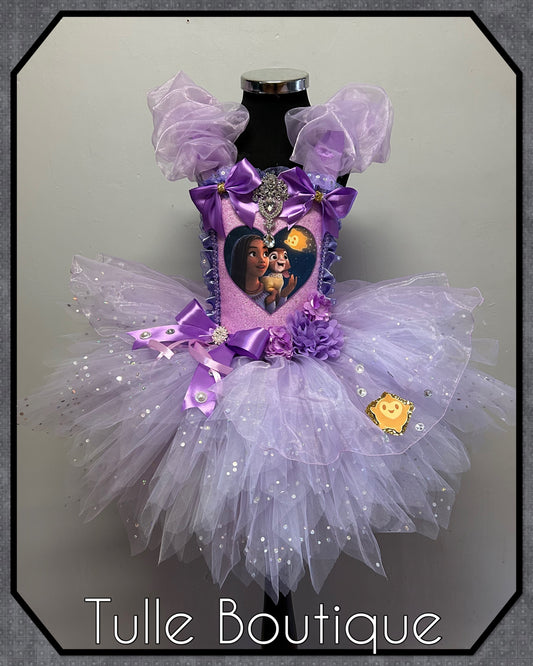 Girls lilac Wish Asha birthday party ballgown tutu dress