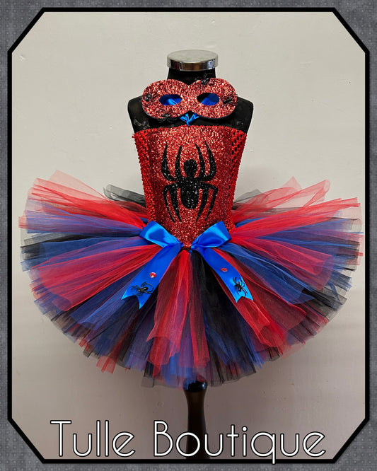 Girls toddlers Spiderman princess superhero birthday tutu dress