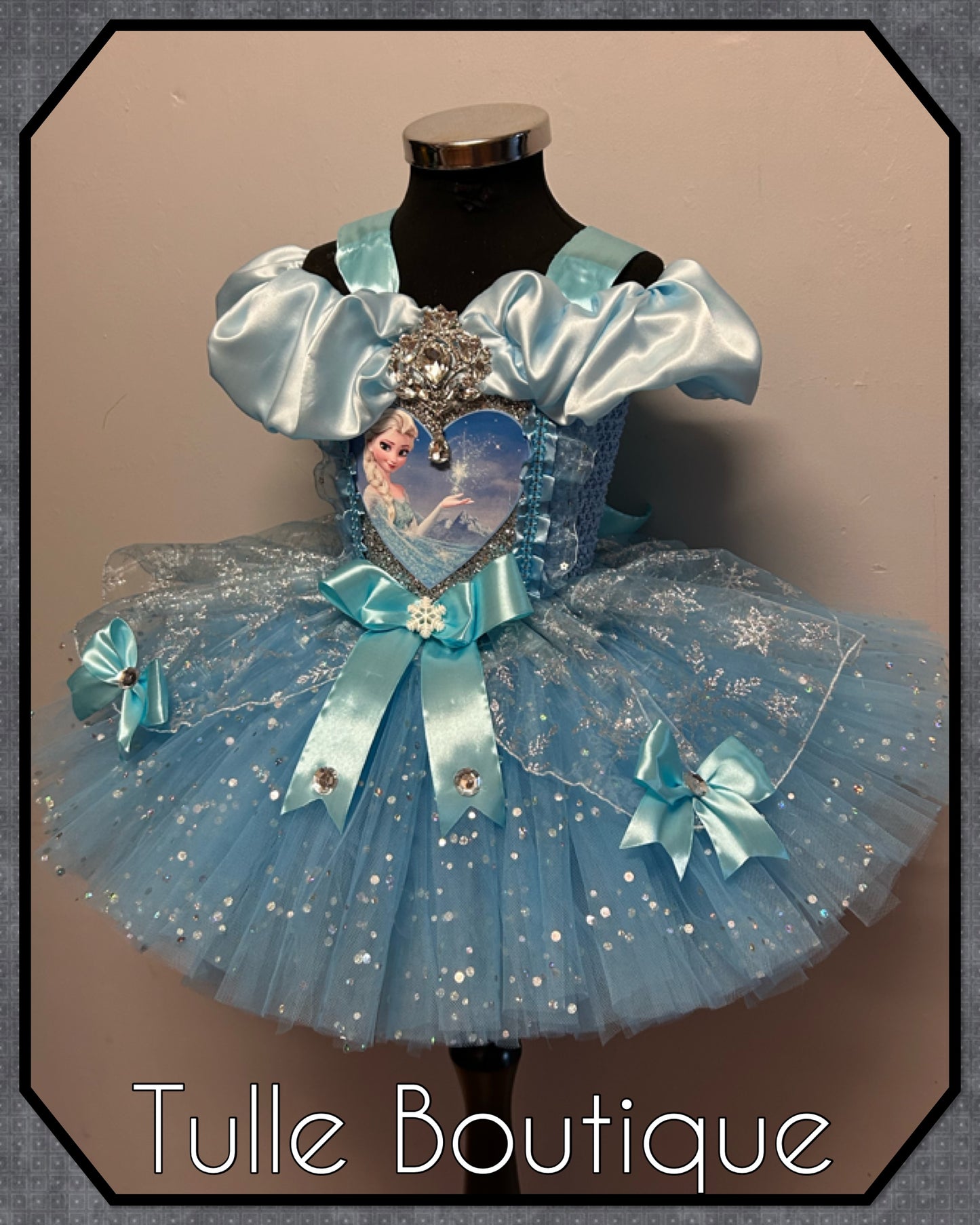 Frozen Elsa ballgown tutu dress