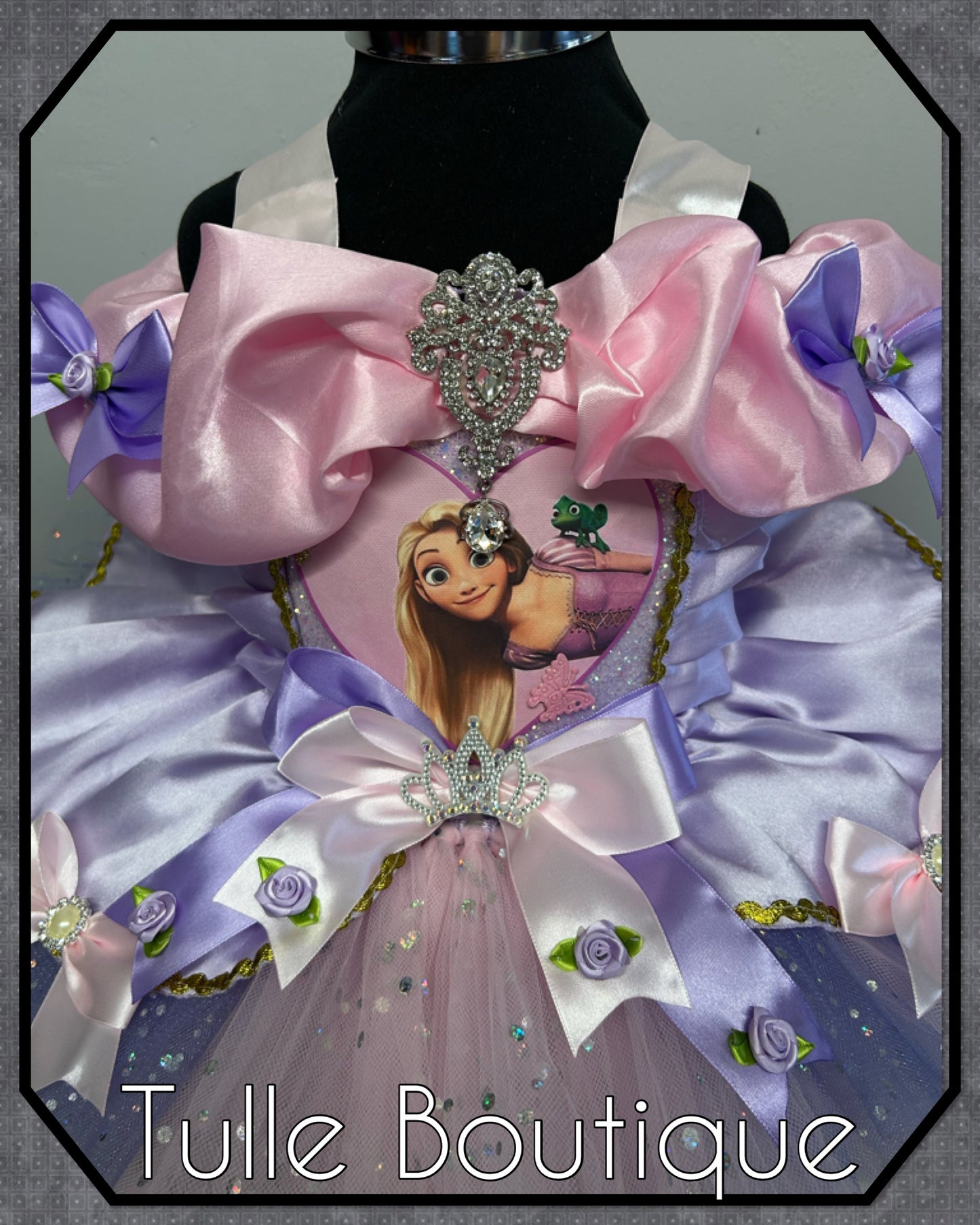 Girls toddlers Rapunzel Tangled princess ballgown tutu party dress up