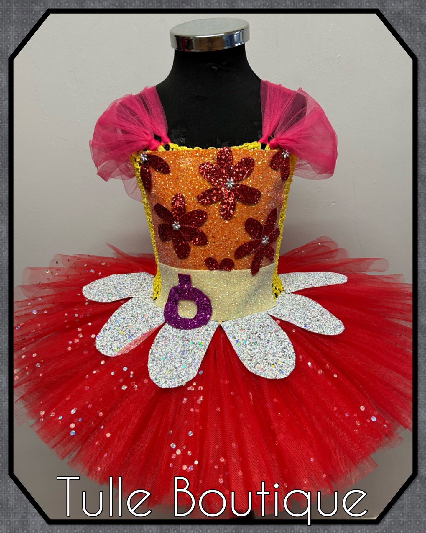 Upsy Daisy in the night garden themed princess birthday tutu dress