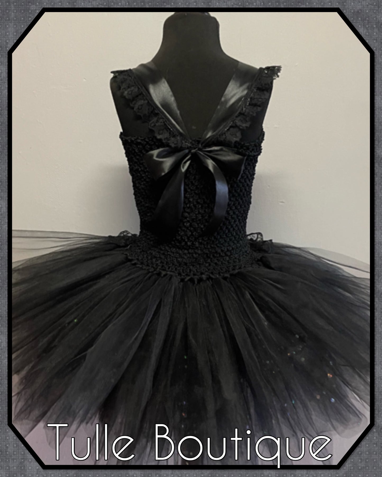 Girls Edward Scissorhands halloween costume tutu dress